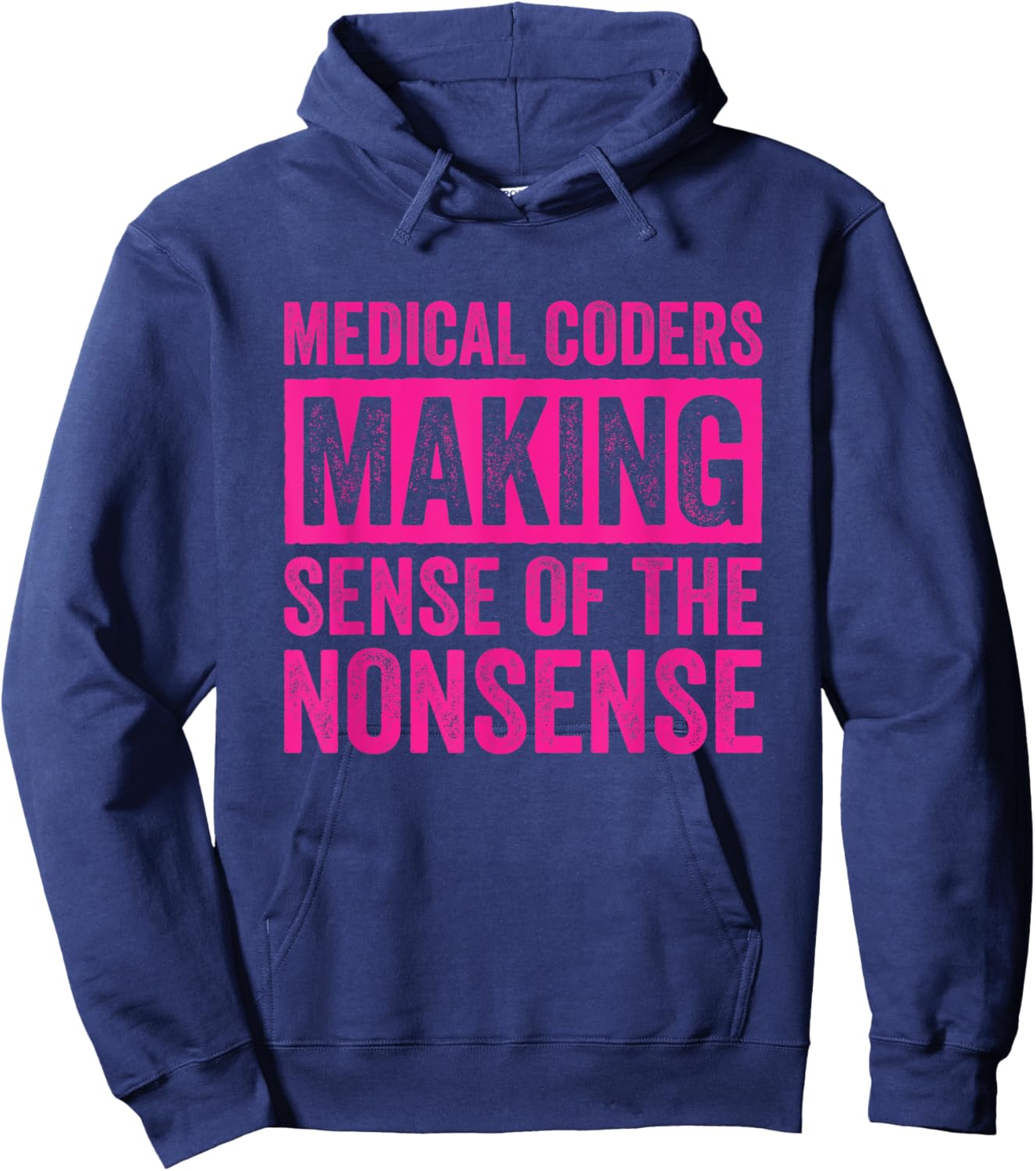 Medical Coder Medical Billing and Coding Hoodie - Hoodie | Navy