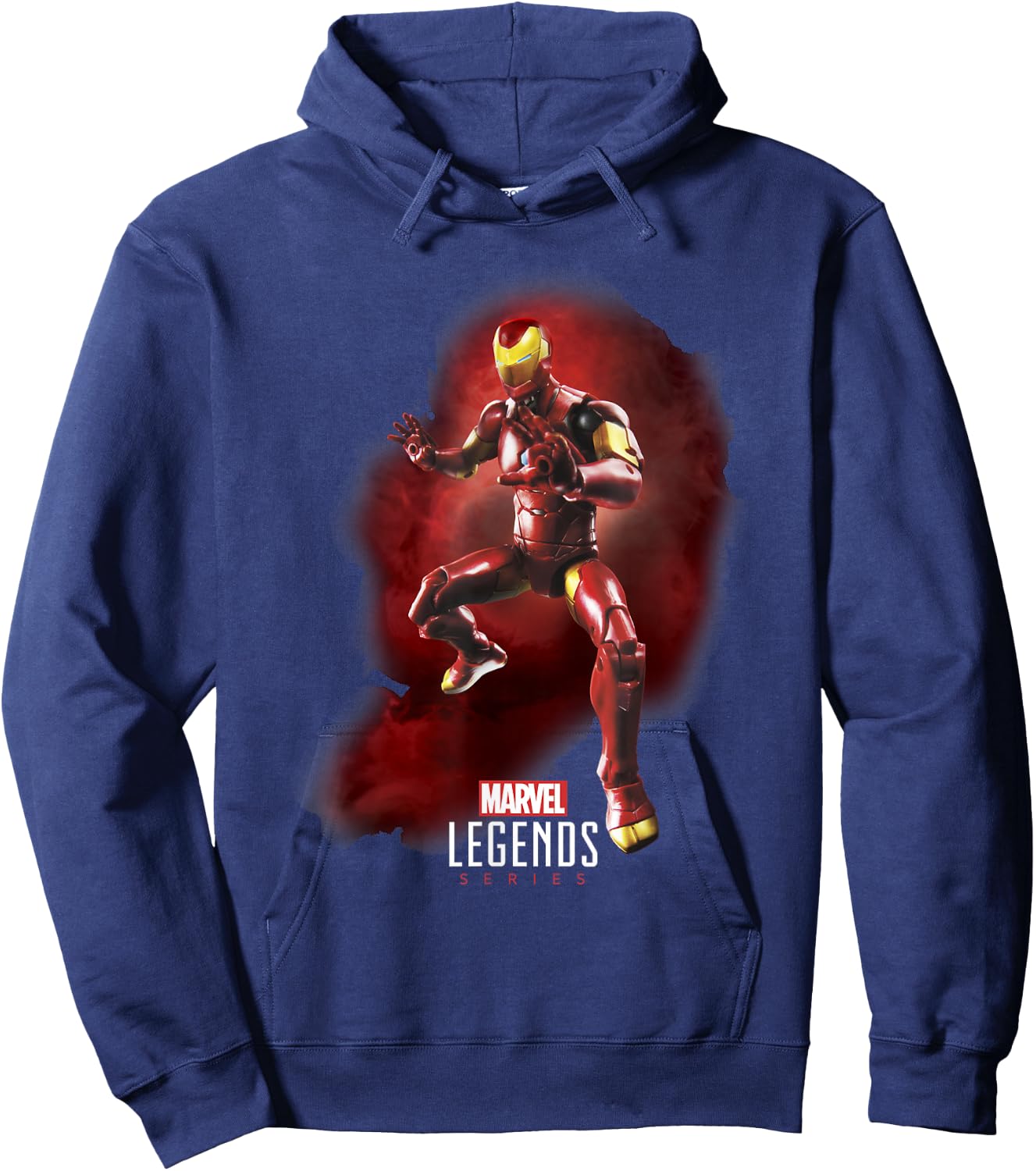 Marvel Legends Series Iron Man Portrait Hoodie - Hoodie | Navy