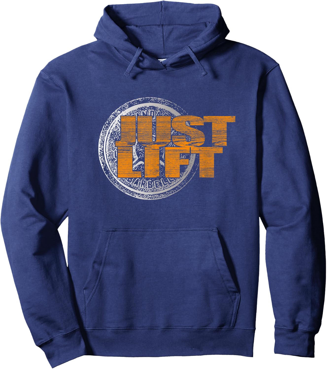Just Lift T Shirt Barbell Weight Lifting Fitness Gym Workout Hoodie - Hoodie | Navy
