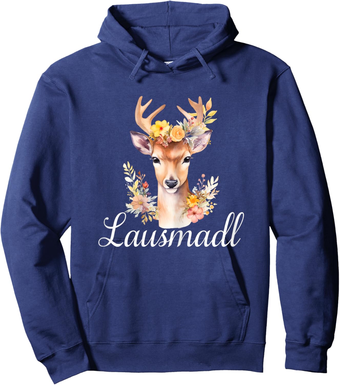 Hirsch Damen Trachten Dirndl Trachten Mädchen Hoodie - Hoodie | Navy