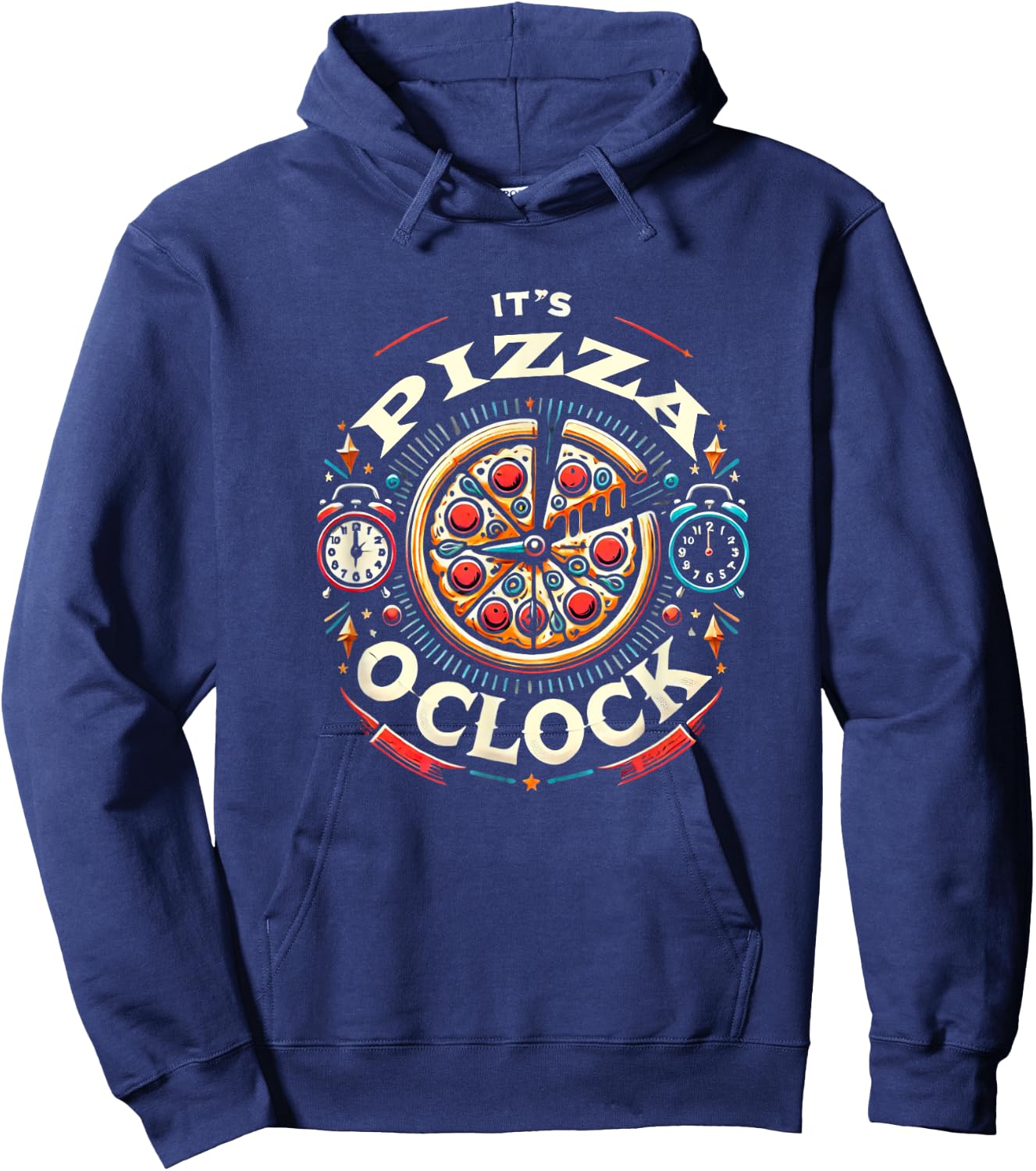 Funny Pizza Lover Foodie Pizza Pun Pizza Hoodie - Hoodie | Navy