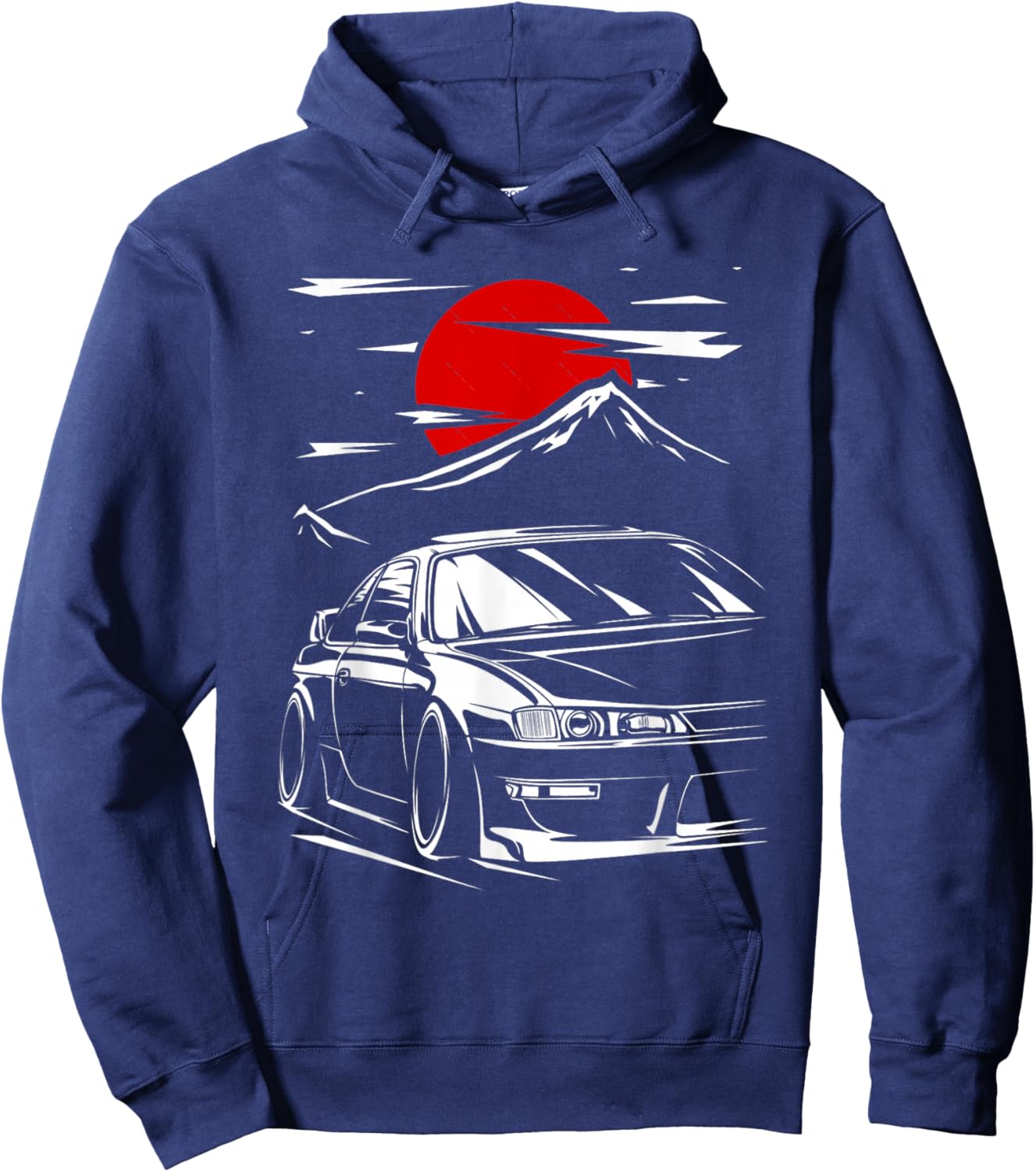 Silvia s14 lover sport car Hoodie - Hoodie | Navy