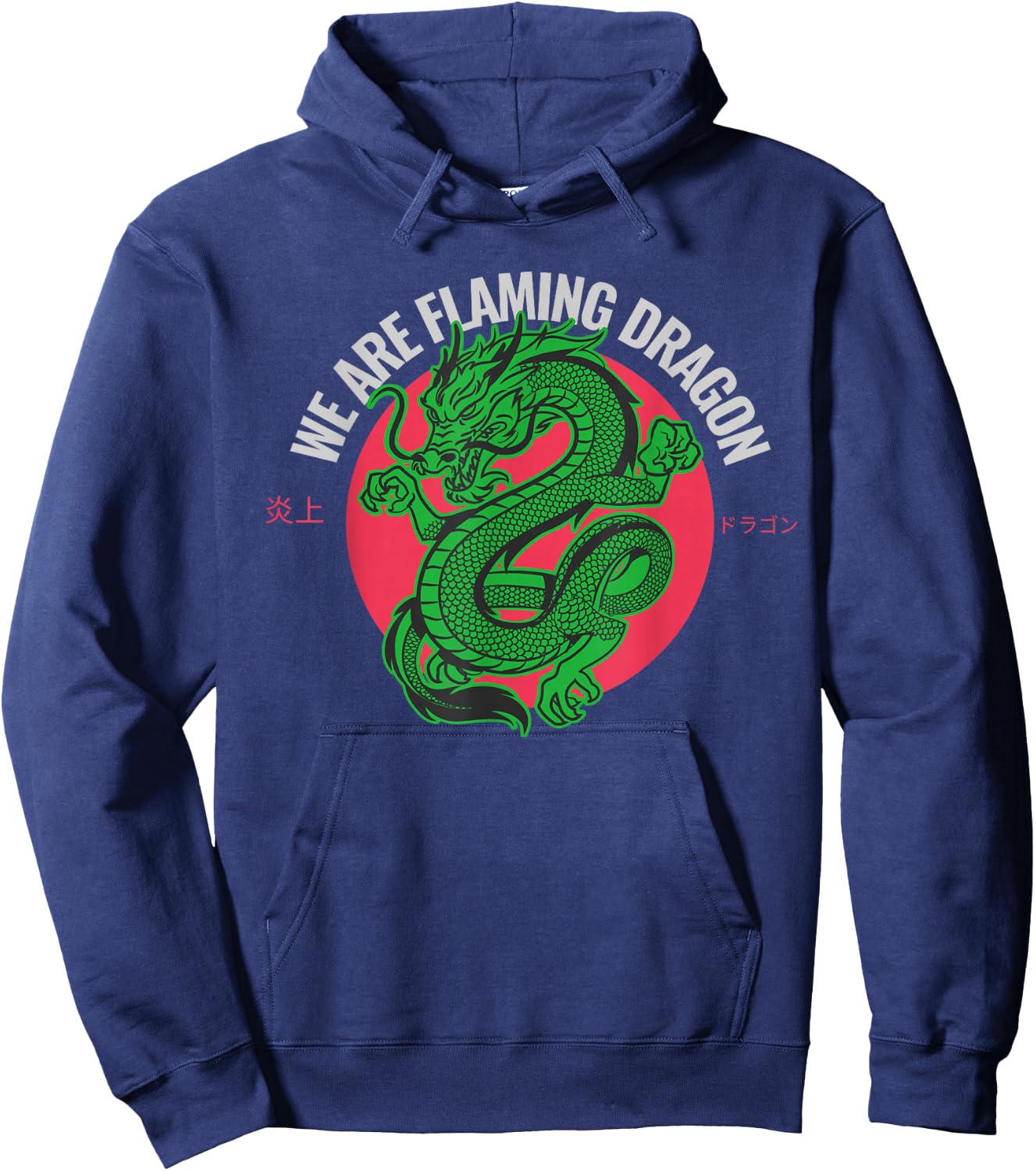 Tropic Thunder, Flaming Dragon, Funny , Classic Movie Hoodie - Hoodie | Navy