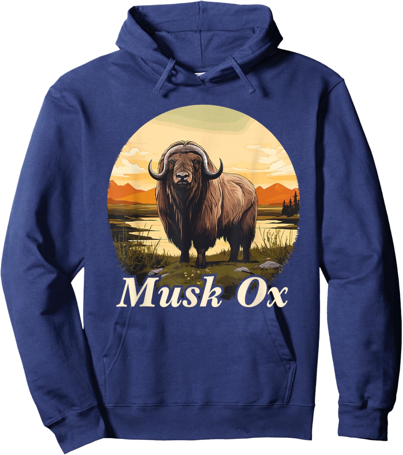 Musk Ox Hoodie - Hoodie | Navy