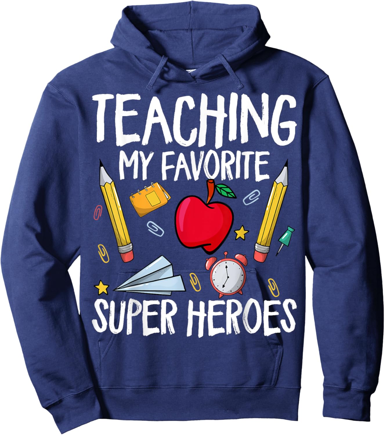 Teaching My Favorite Superheroes - Special Education Teacher Women Hoodie - Hoodie | Navy