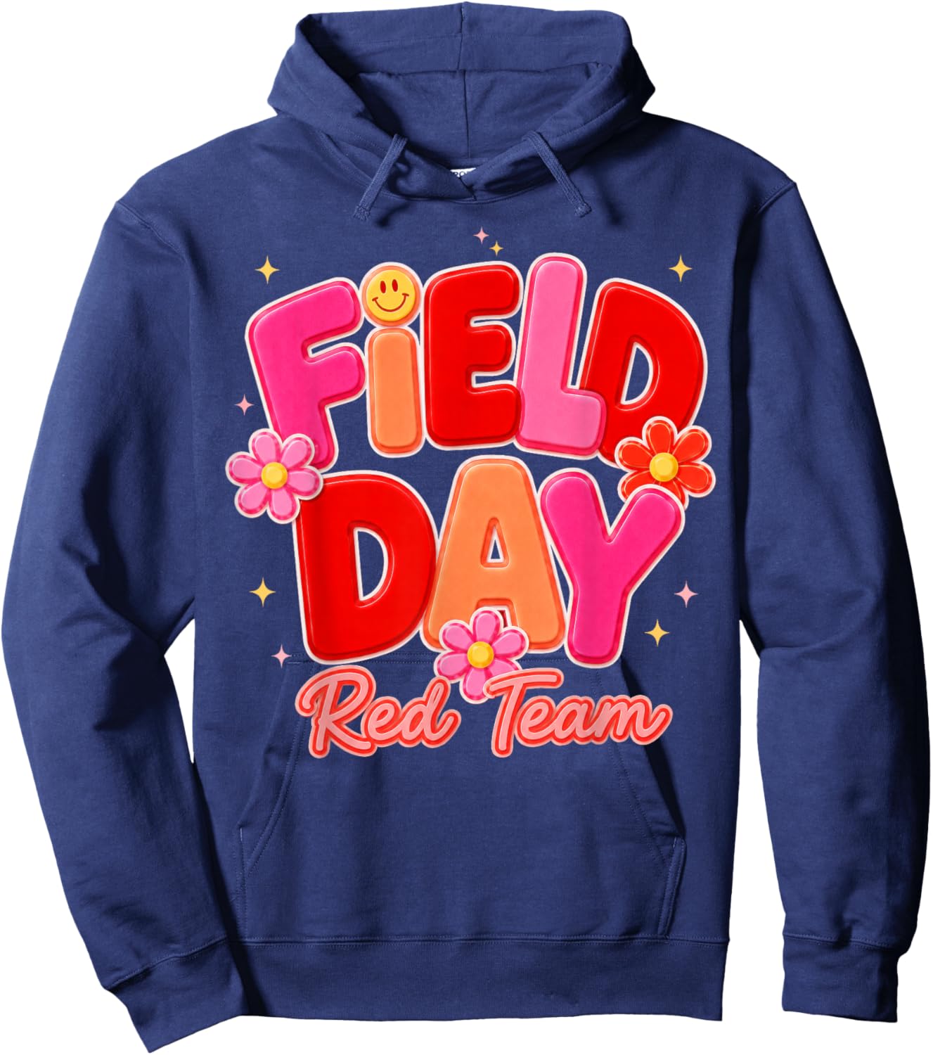 Field Day Red Team Let The Games Begin Fun Day Field Trip Hoodie - Hoodie | Navy