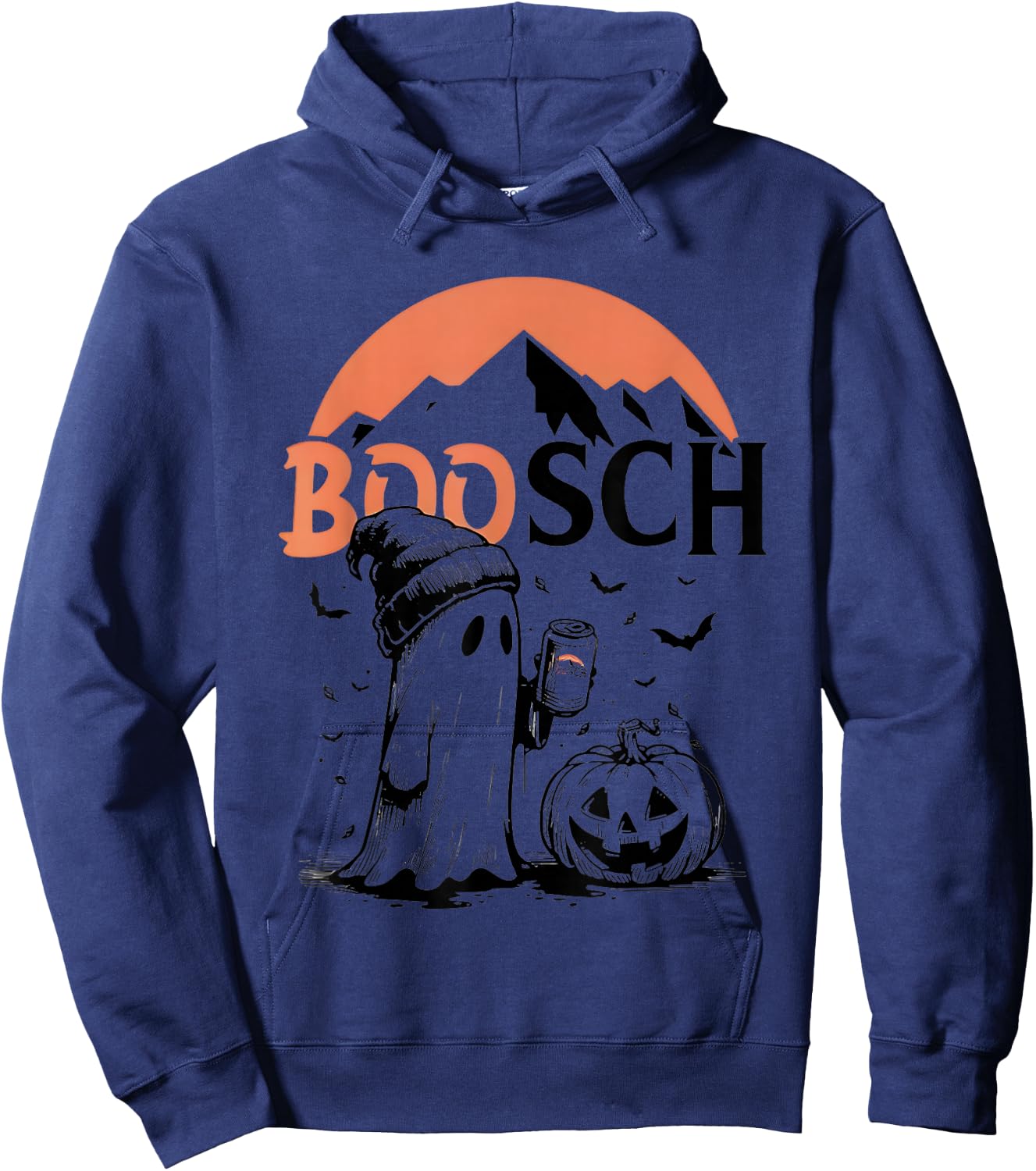 Boosch Beer Ghost Halloween 2024 Hoodie - Hoodie | Navy
