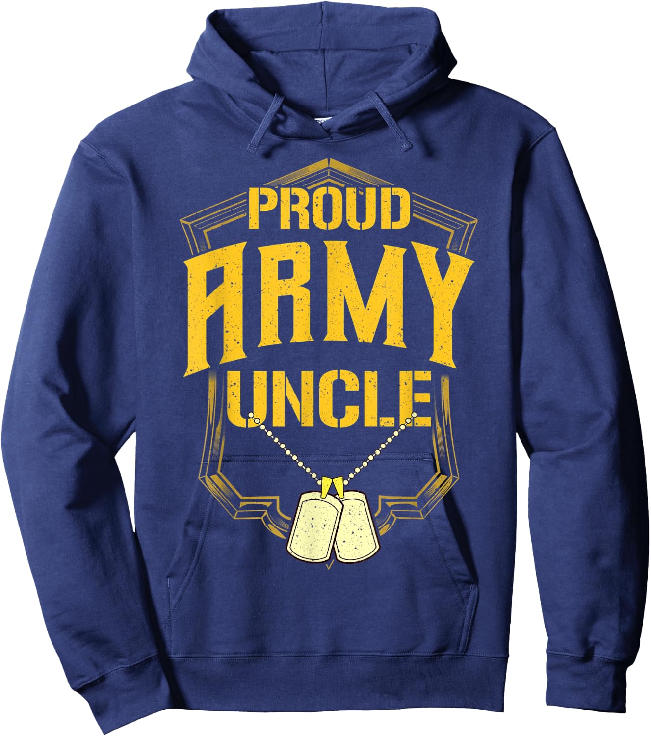 Proud Army Uncle Shirt Military Pride T Shirt Hoodie - Hoodie | Navy