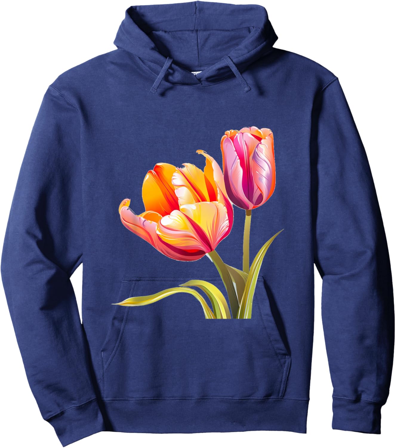 Pretty Tulip Flowers Costume for Boys and Girls Hoodie - Hoodie | Navy