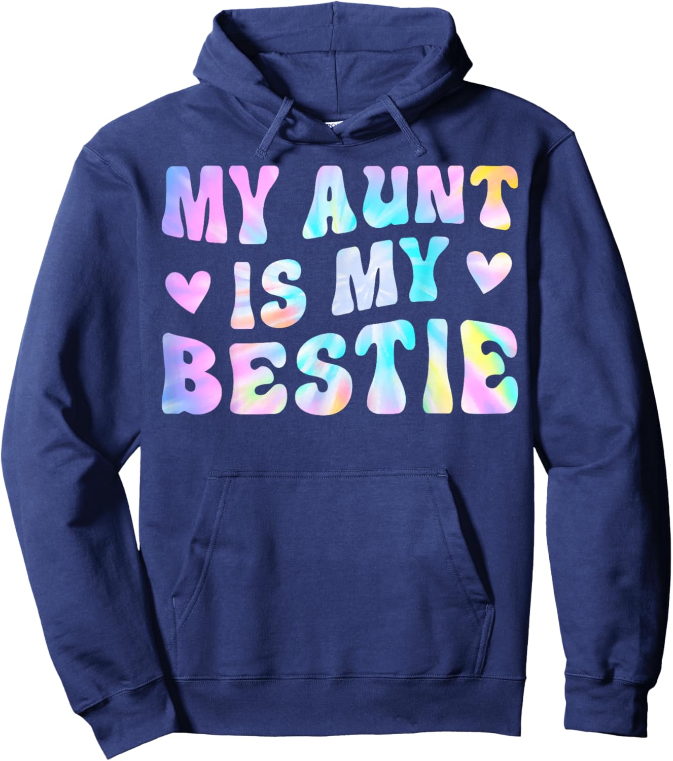 My Aunt is My Bestie Aunt And niece Matching Hoodie - Hoodie | Navy