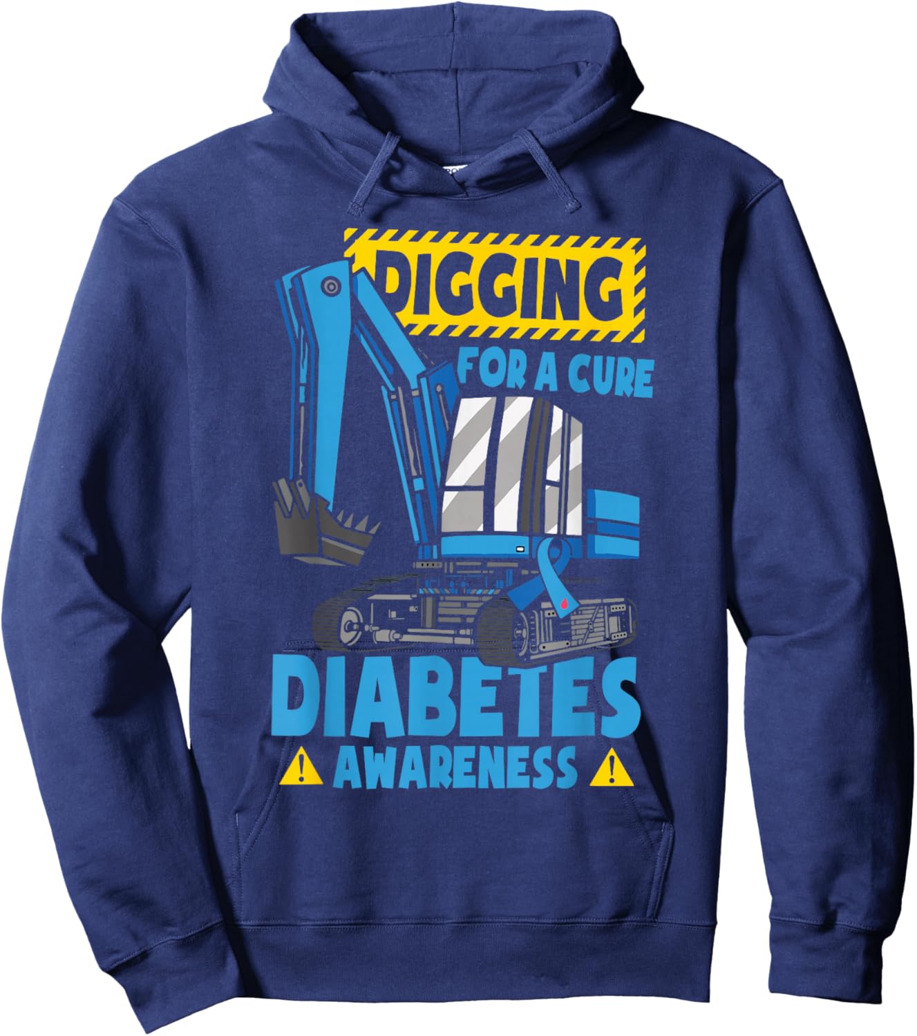 T1d Toddler Diabetes Awareness Diabetic Hoodie - Hoodie | Navy