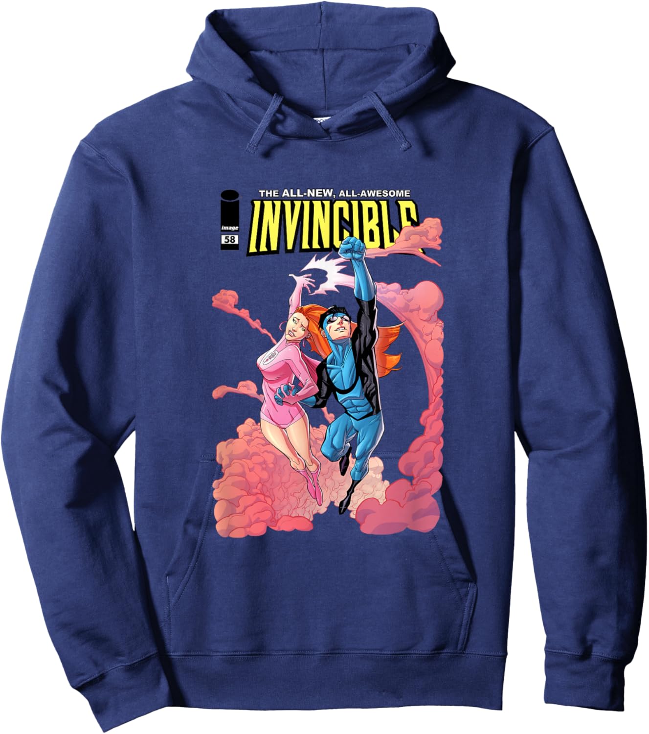 Invincible #58 Hoodie - Hoodie | Navy