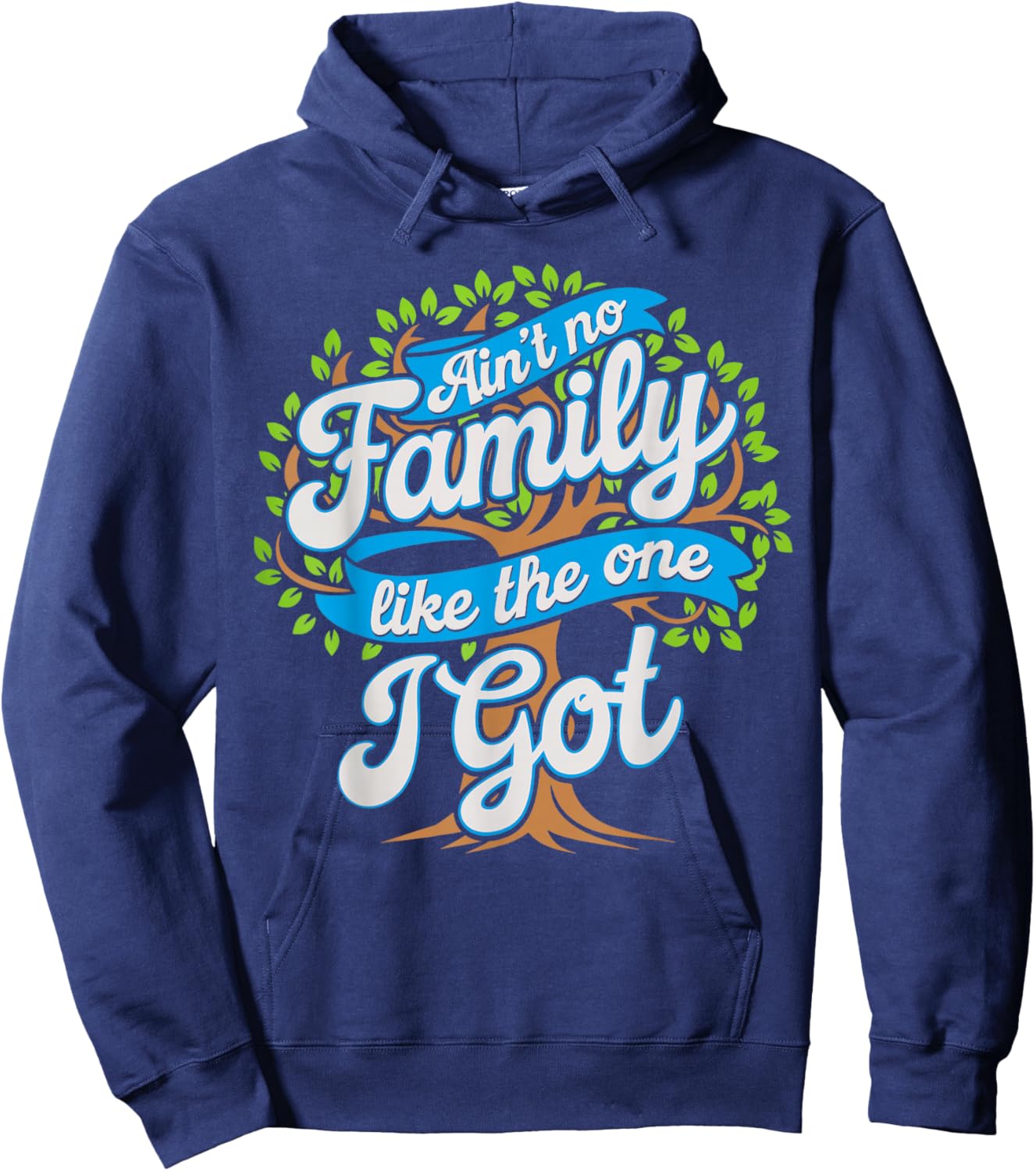 Ain't No Family Like The One I Got Shirt Matching Reunion Hoodie - Hoodie | Navy