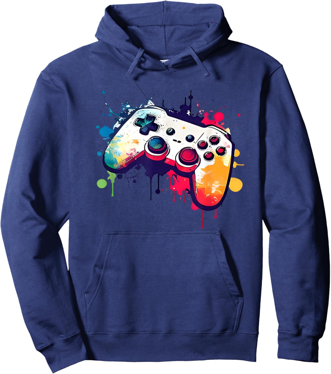 Control All The Things Video Game Controller Gamer Boys Men Hoodie - Hoodie | Navy