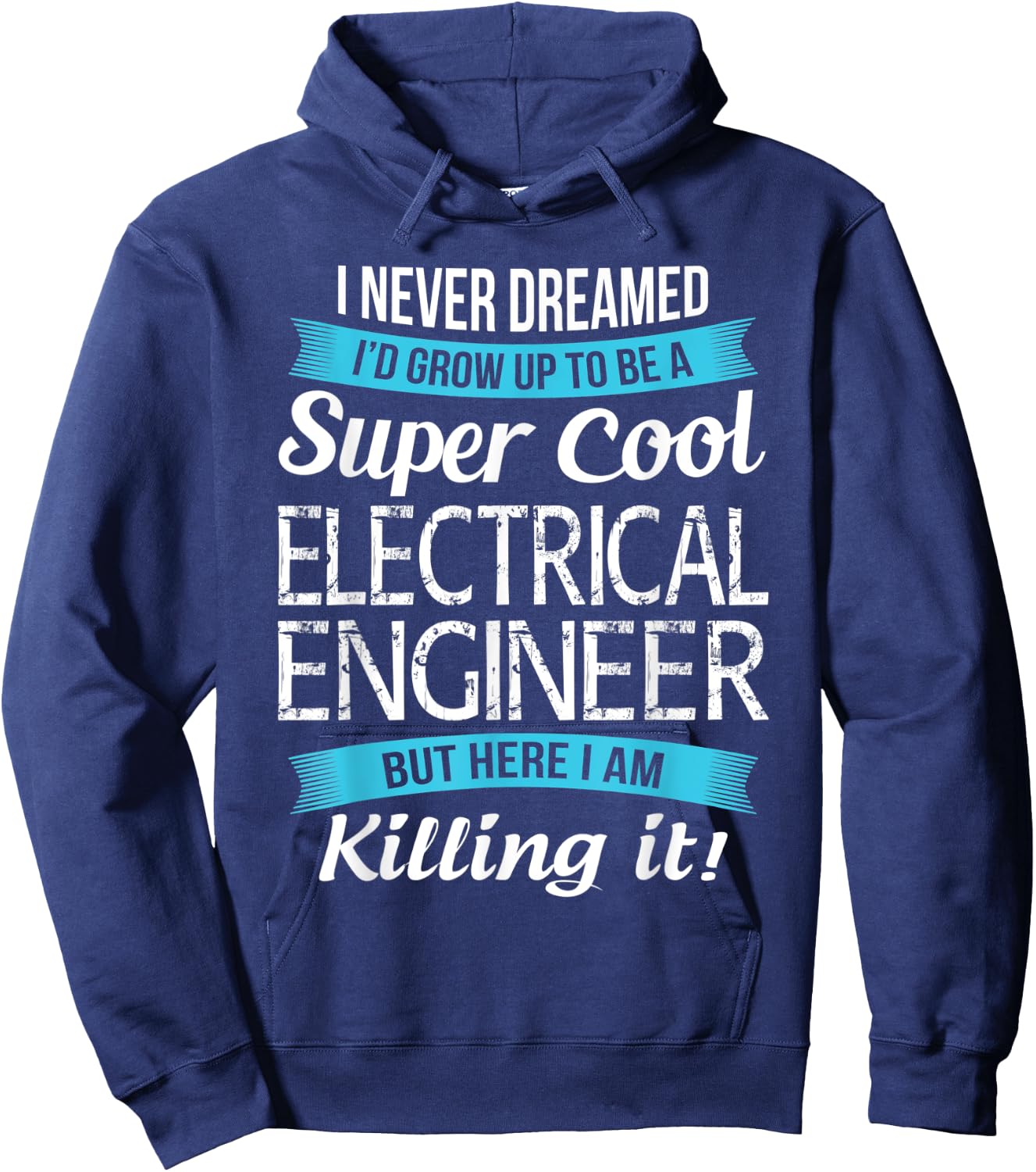 Funny Electrical Engineer Gift Hoodie - Hoodie | Navy