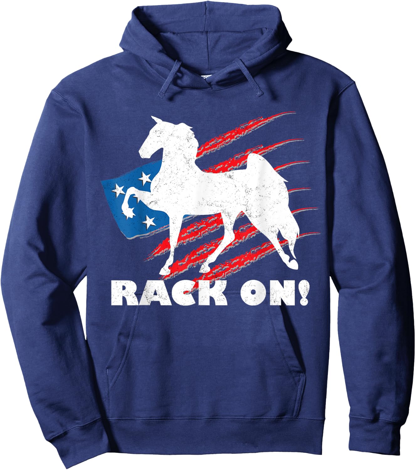 American Saddlebred Horse Training Gaited Horses Equitation Hoodie - Hoodie | Navy