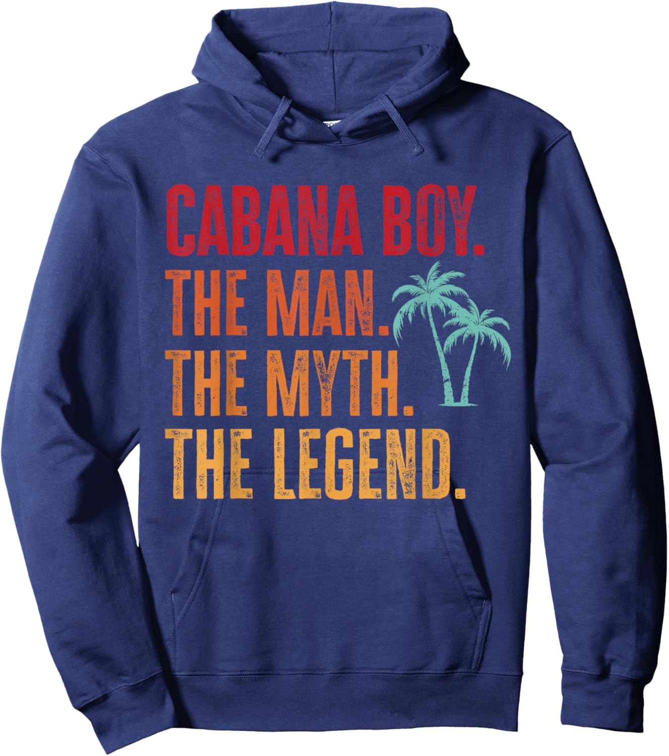 Cabana Boy Beach Bartender Cabana Boy Hoodie - Hoodie | Navy