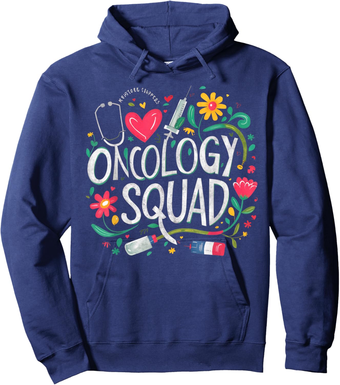 Oncology Squad Oncology Nurse Squad Oncology Crew Hoodie - Hoodie | Navy
