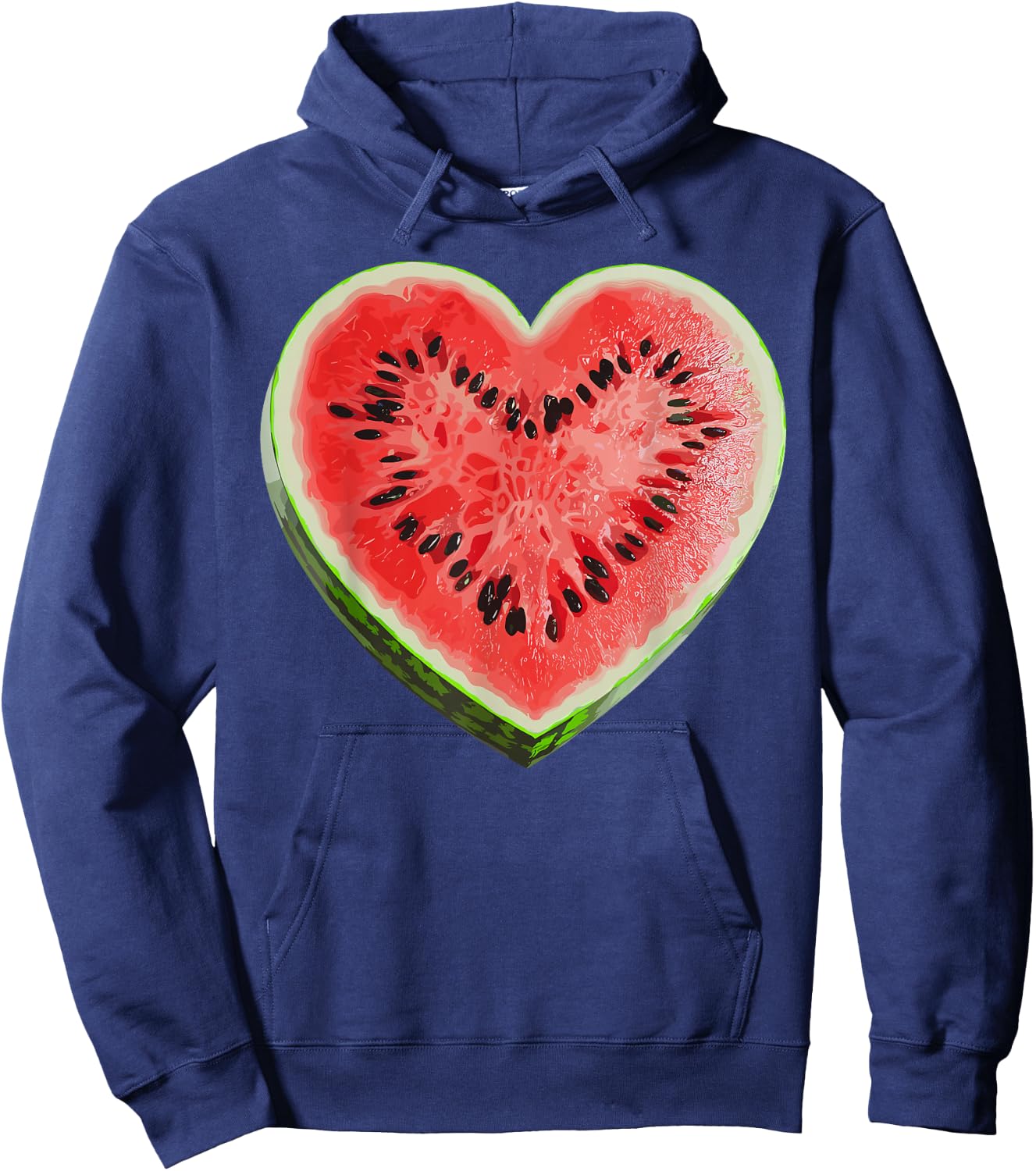 Cool Watermelon Graphic Women Fruit Watermelon Lover Hoodie - Hoodie | Navy