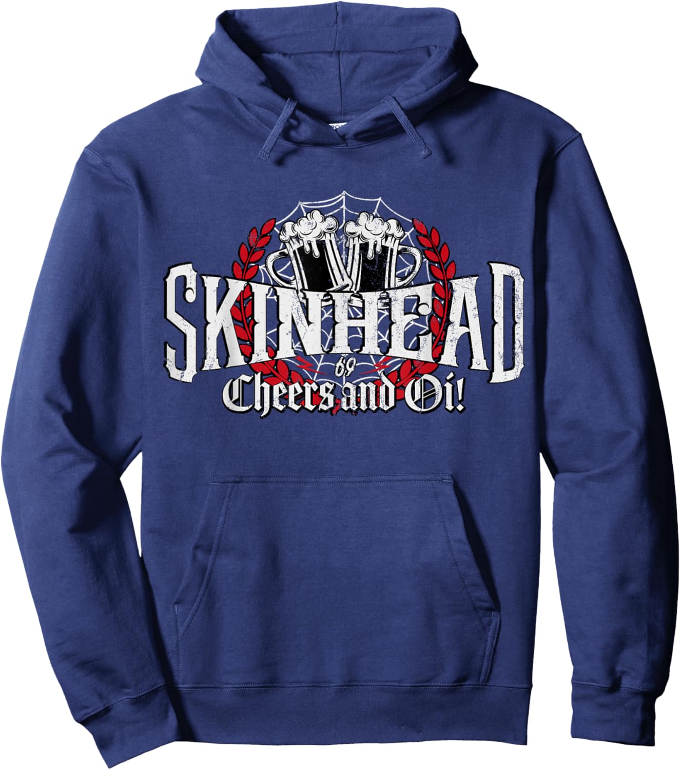Oi Skinhead / Skinhead Musik / Punk Hoodie - Hoodie | Navy