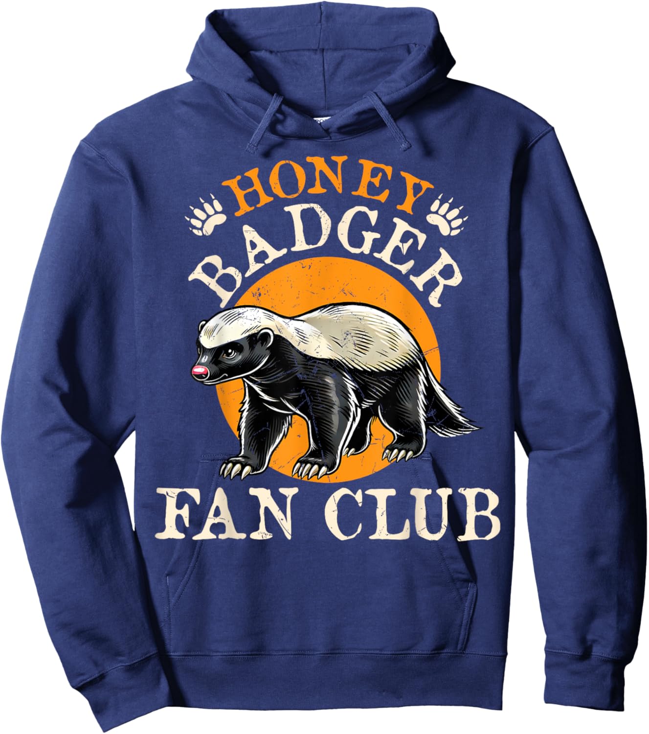 Honey Badger Fan Club - Men Women Honey Badger Lover Hoodie - Hoodie | Navy