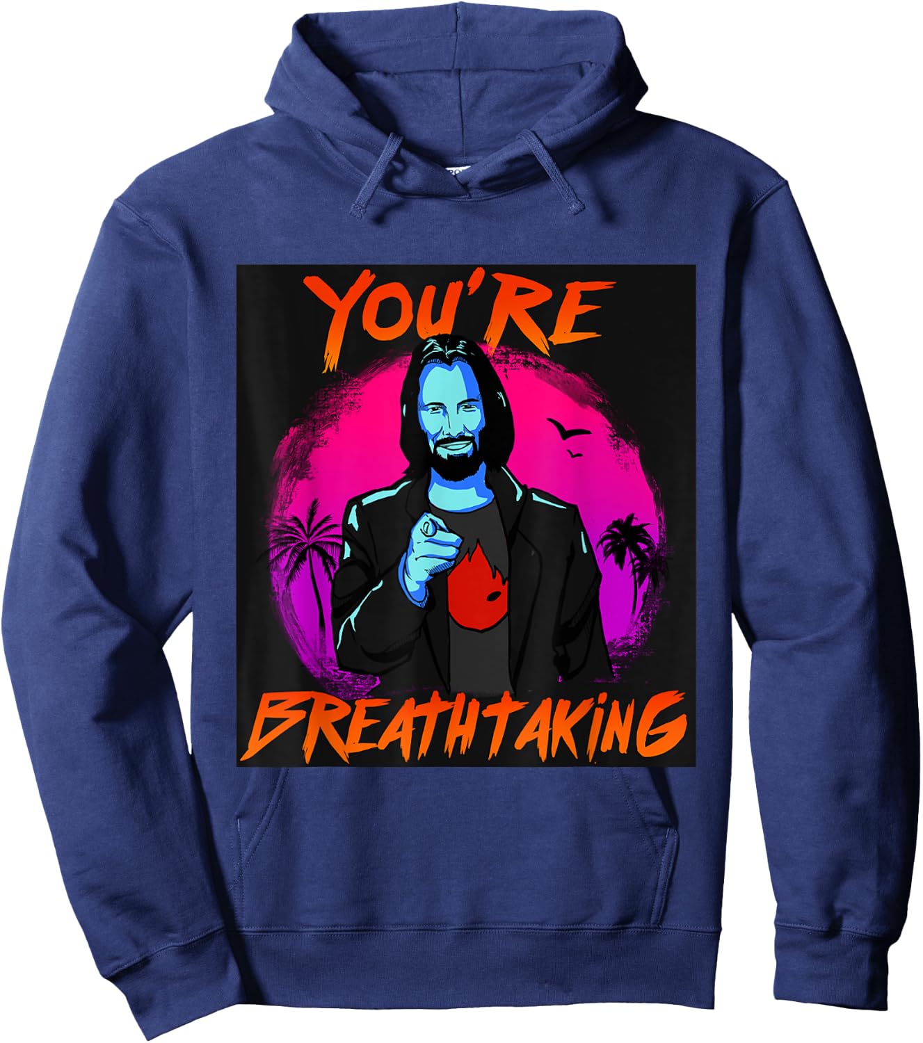 You're Breathtaking Hoodie - Hoodie | Navy