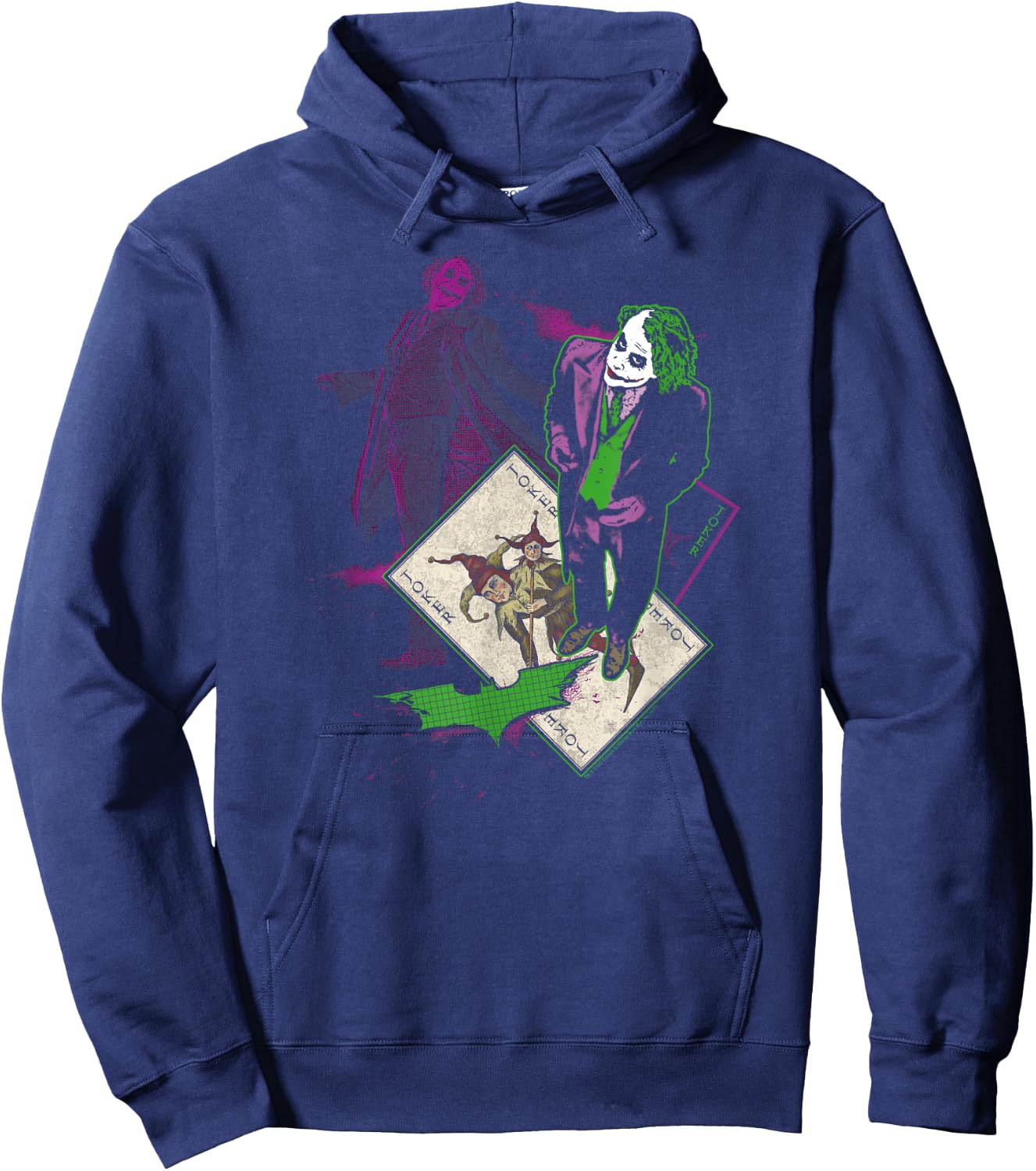 Batman Dark Knight Wild Card Hoodie - Hoodie | Navy
