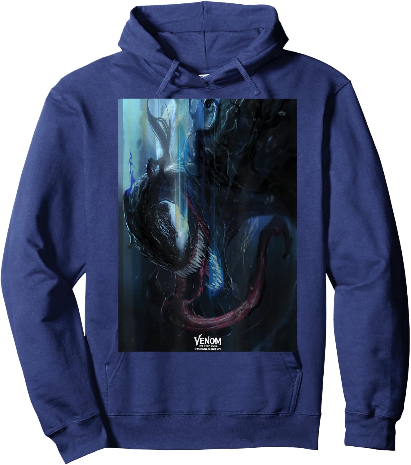 Marvel Venom: The Last Dance Venom Symbiote Streak Art Hoodie - Hoodie | Navy