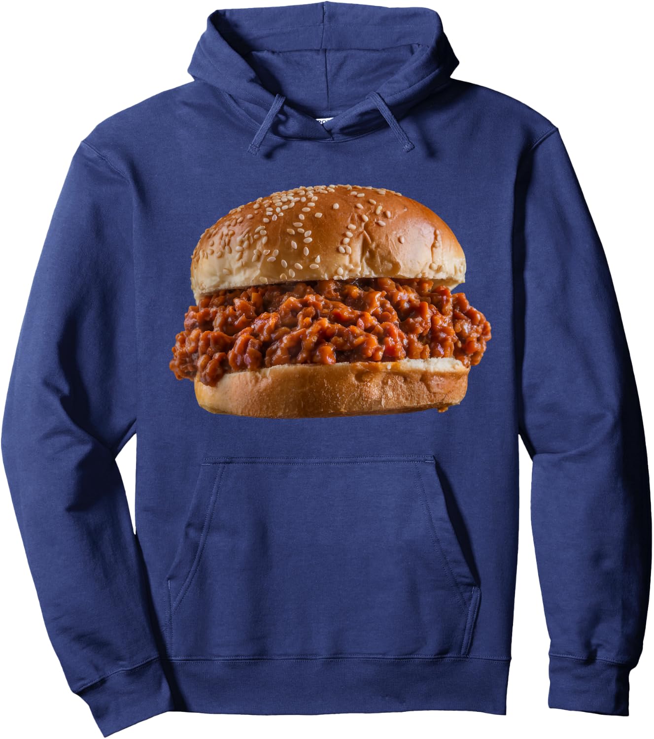Funny Sloppy Joe Sandwich LunchLady Food Halloween Costume Hoodie - Hoodie | Navy