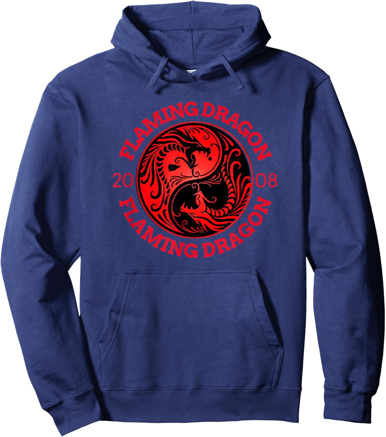 Tropic Thunder Movie, Flaming Dragon, Movie Classics, Films Hoodie - Hoodie | Navy