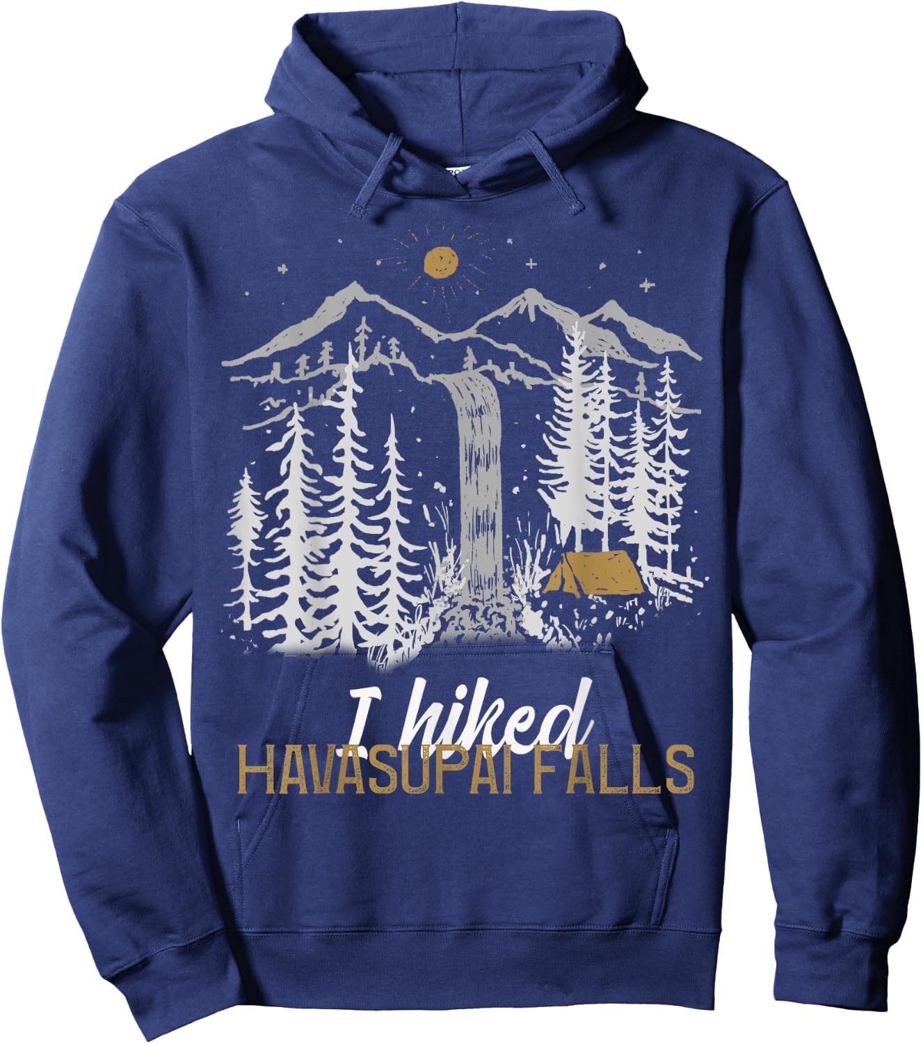 Havasu Falls Grand Canyon Arizona hiking camping - Havasupai Hoodie - Hoodie | Navy