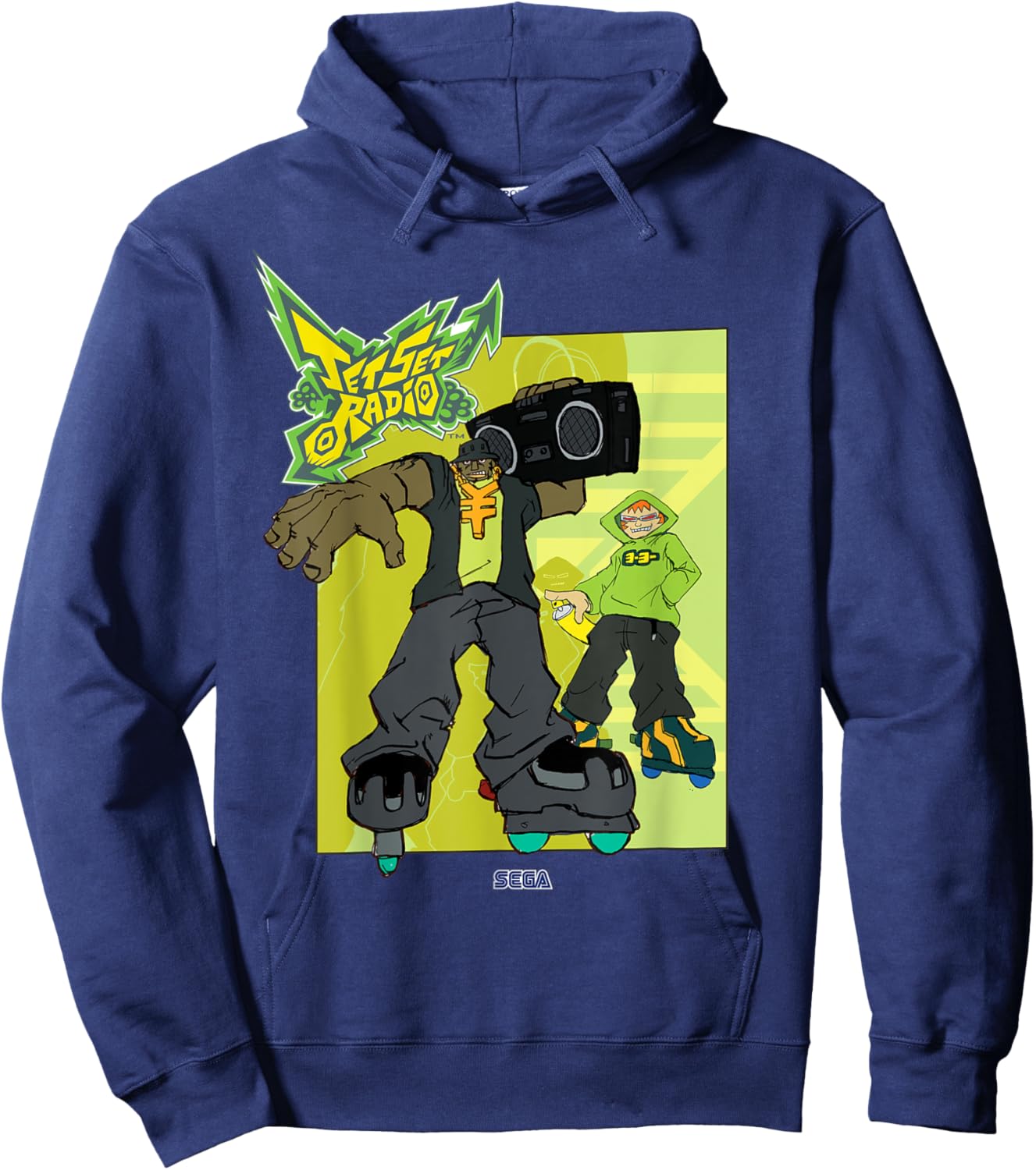 Jet Set Radio duo Combo, Yo-Yo SEGA Dreamcast video game Hoodie - Hoodie | Navy