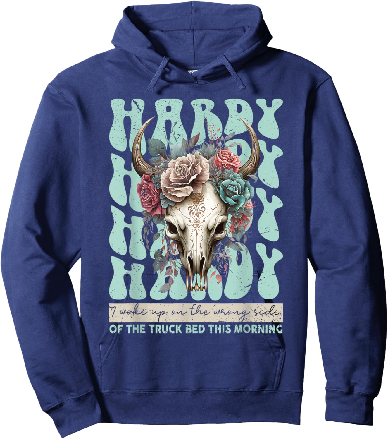 Retro Country Western Cowboy Fouth Of July Meme Hoodie - Hoodie | Navy