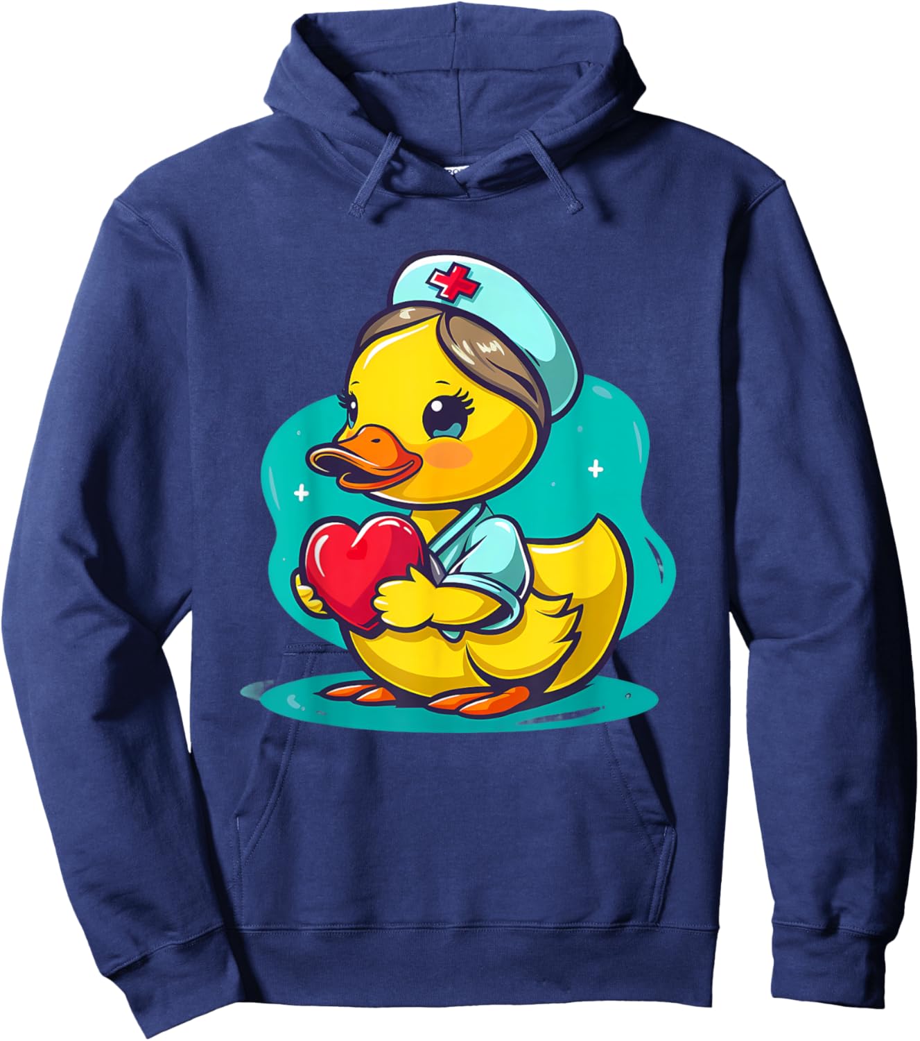Nurse Appreciation Medical Rubber Duck Rubber Duck Nurse Hoodie - Hoodie | Navy