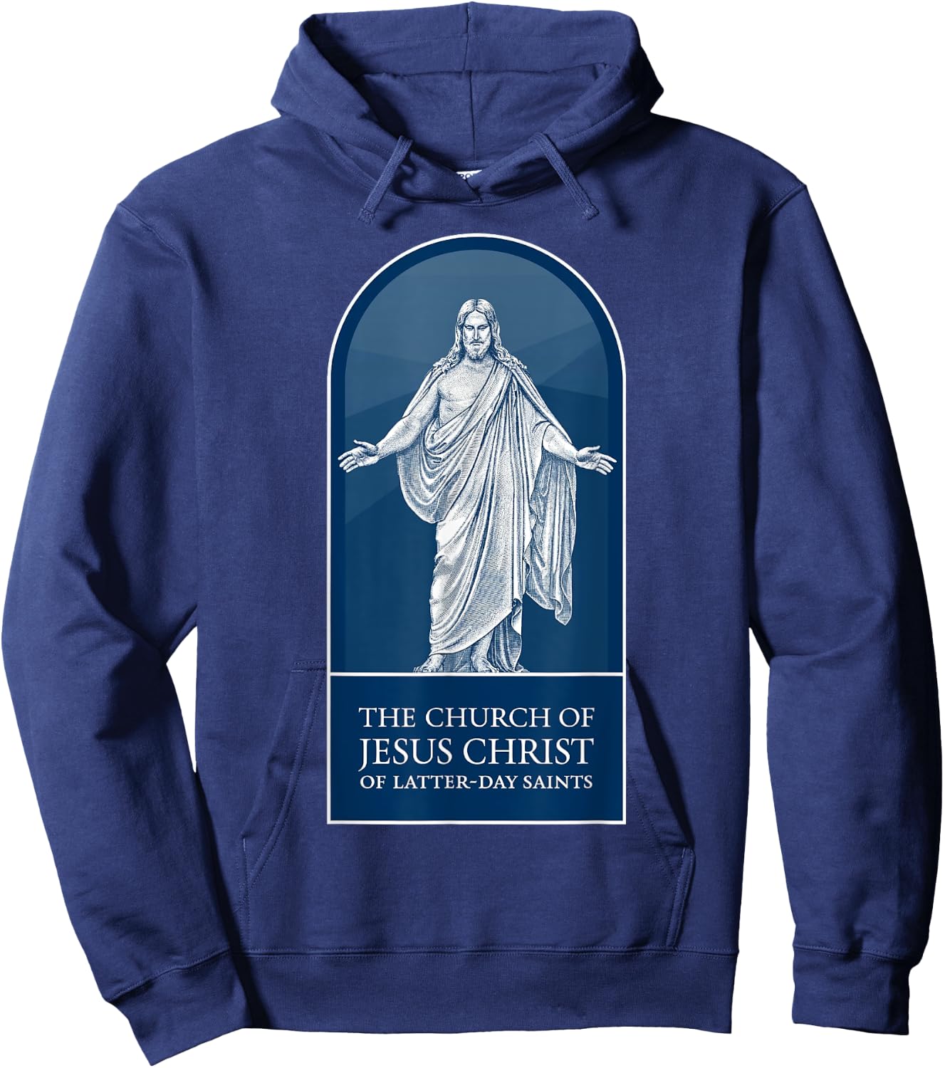 Mormon LDS Church of Jesus Christ of Latter-day Saints, Blue Hoodie - Hoodie | Navy