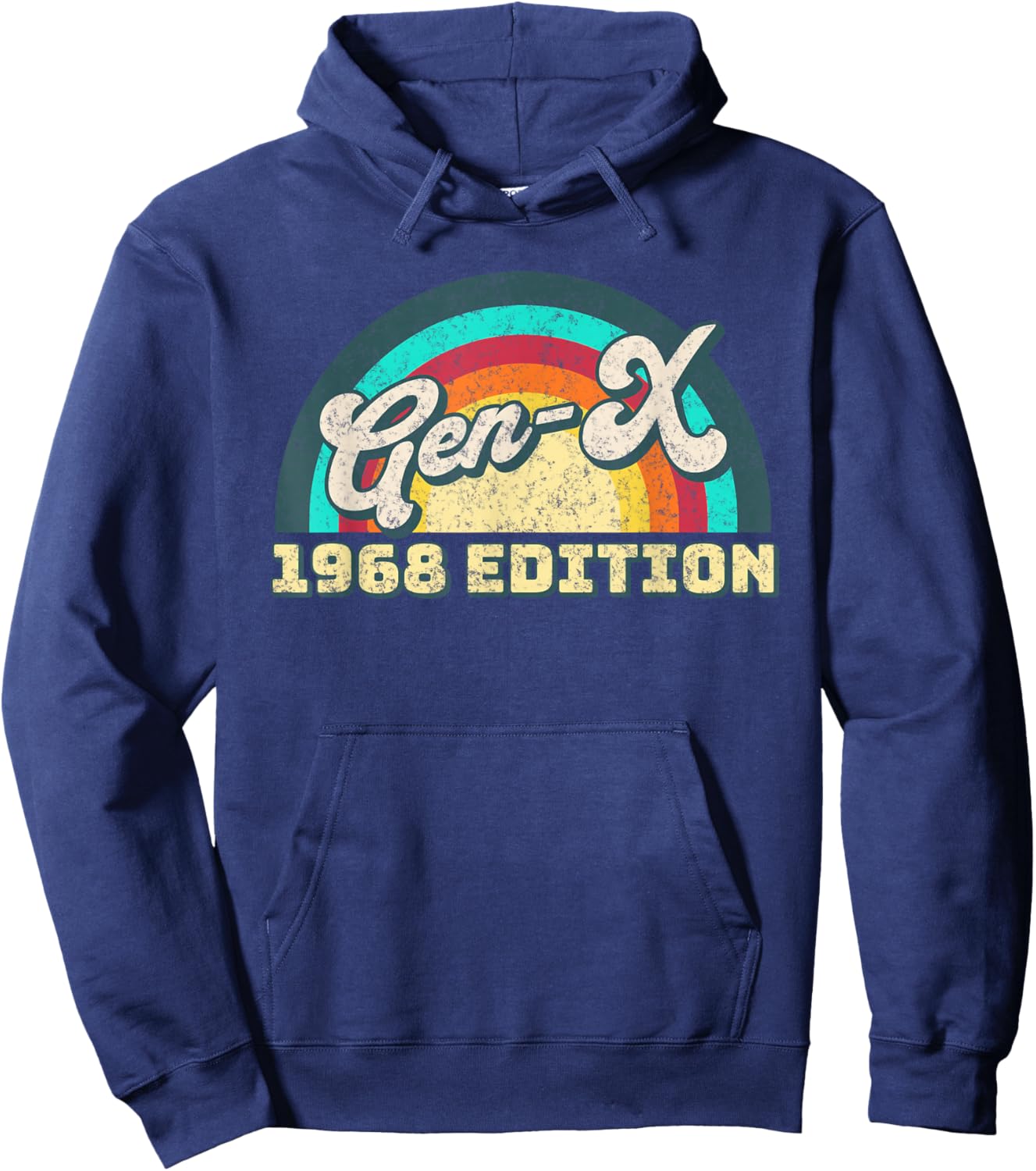Gen X 1968 Edition Retro Generation Xers Men Women Hoodie - Hoodie | Navy