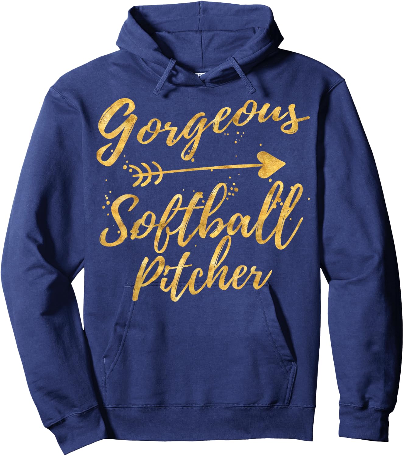 Gorgeous Softball Pitcher Gifts Shirts for Girls Hoodie - Hoodie | Navy