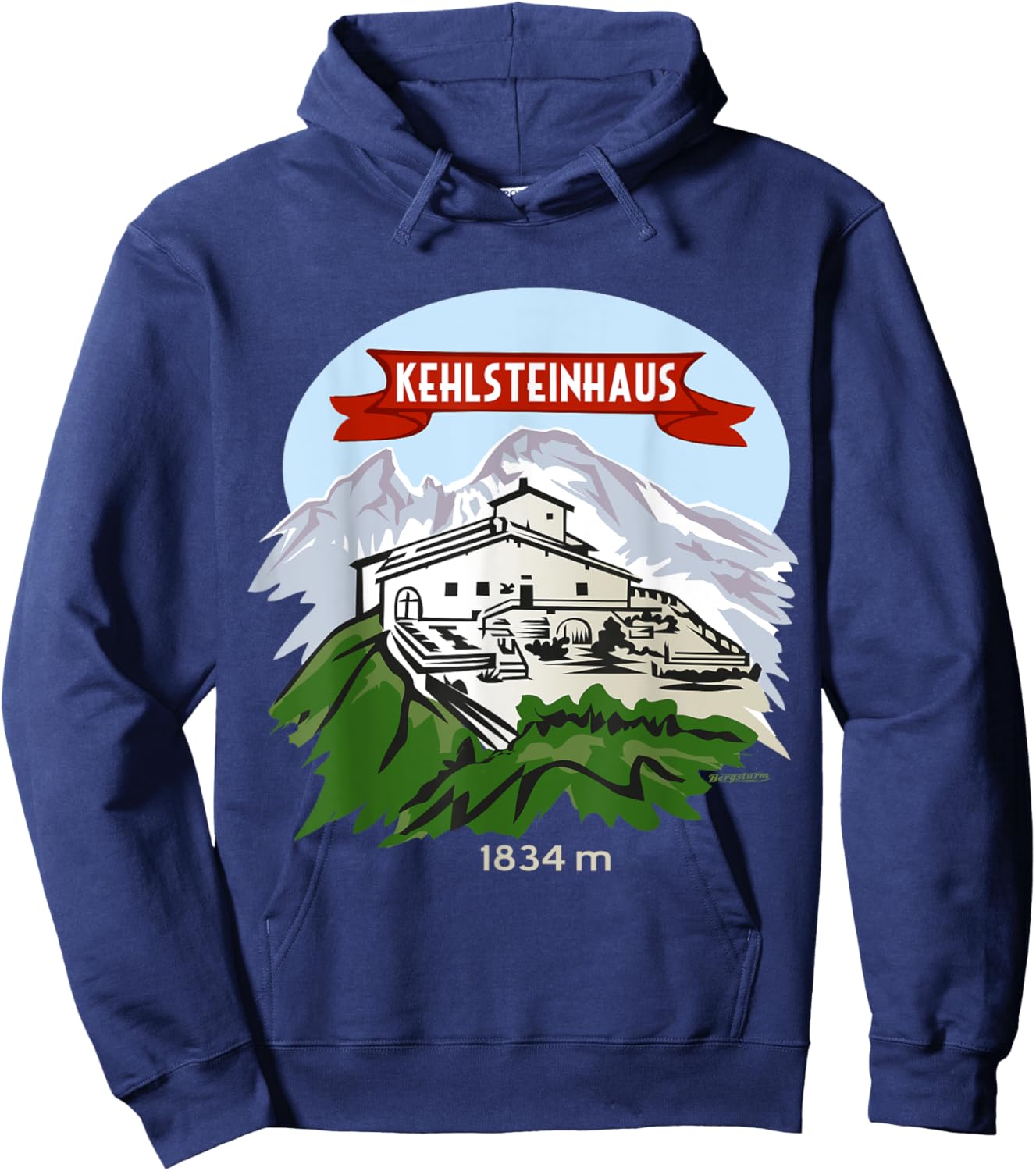 Eagles Nest Throatstone House Kehlstein Berg Bayern Hoodie - Hoodie | Navy