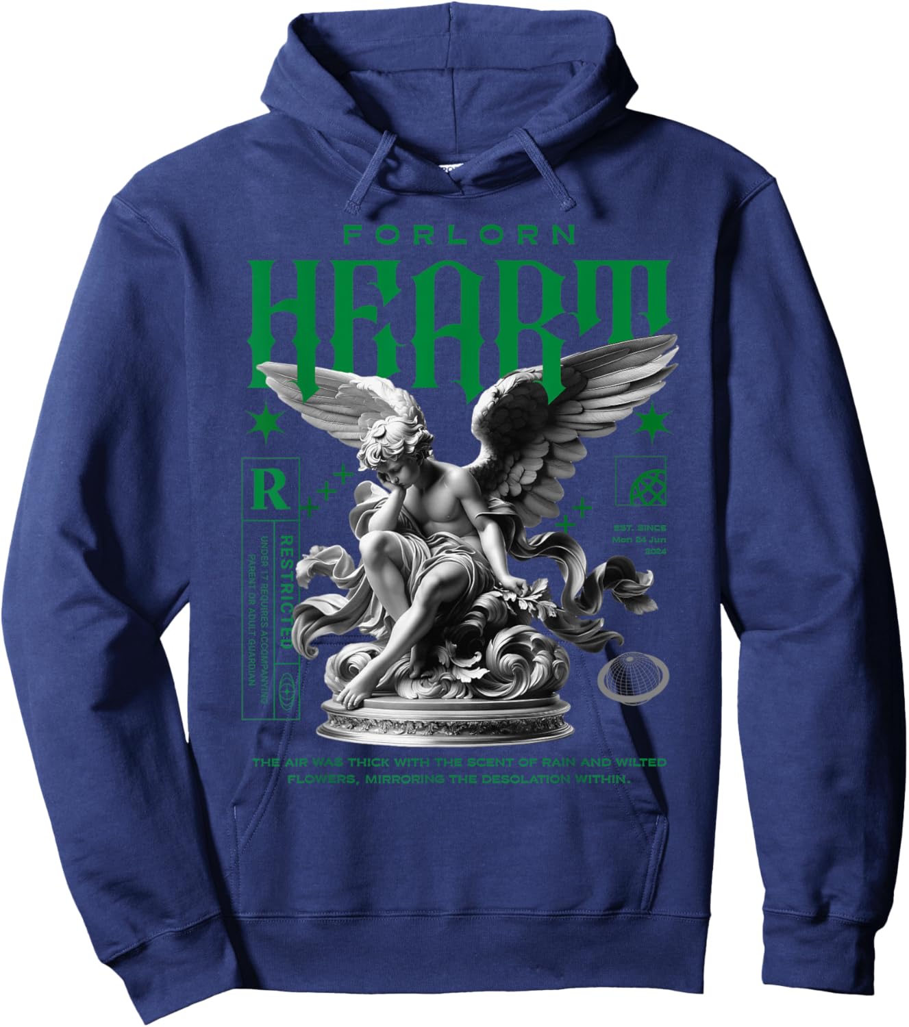 Forlorn Heart Lucky Green 5s Matching Women Hoodie - Hoodie | Navy