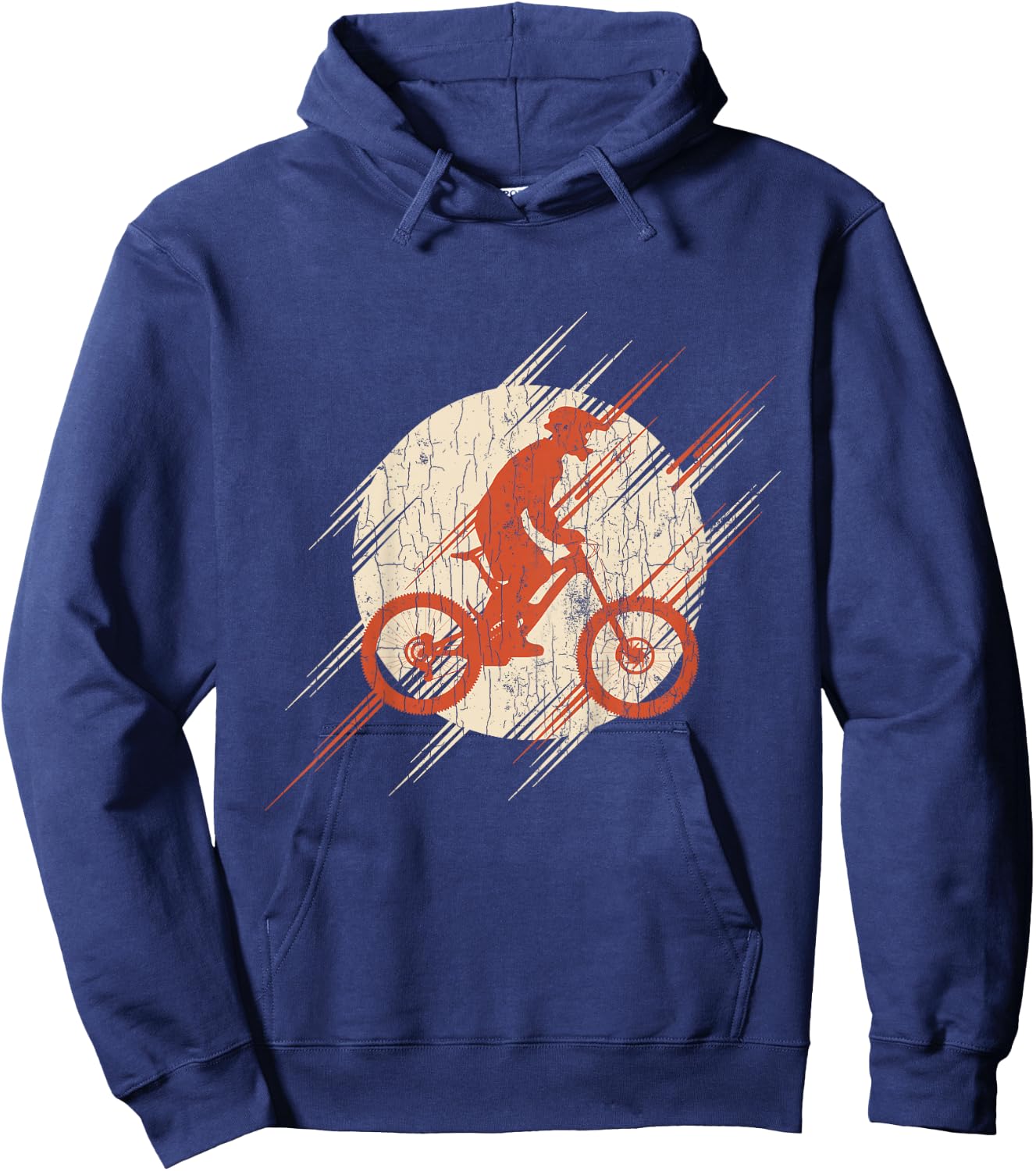 Kids Mountain Bike Cycling Gifts Youth Boys Hoodie - Hoodie | Navy