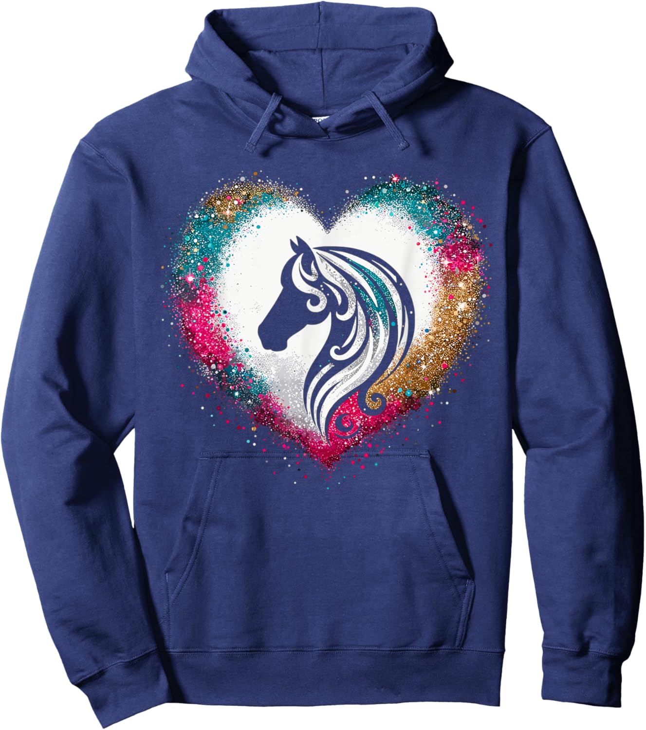 Horse lover Equestrian For Cowgirl Hoodie - Hoodie | Navy