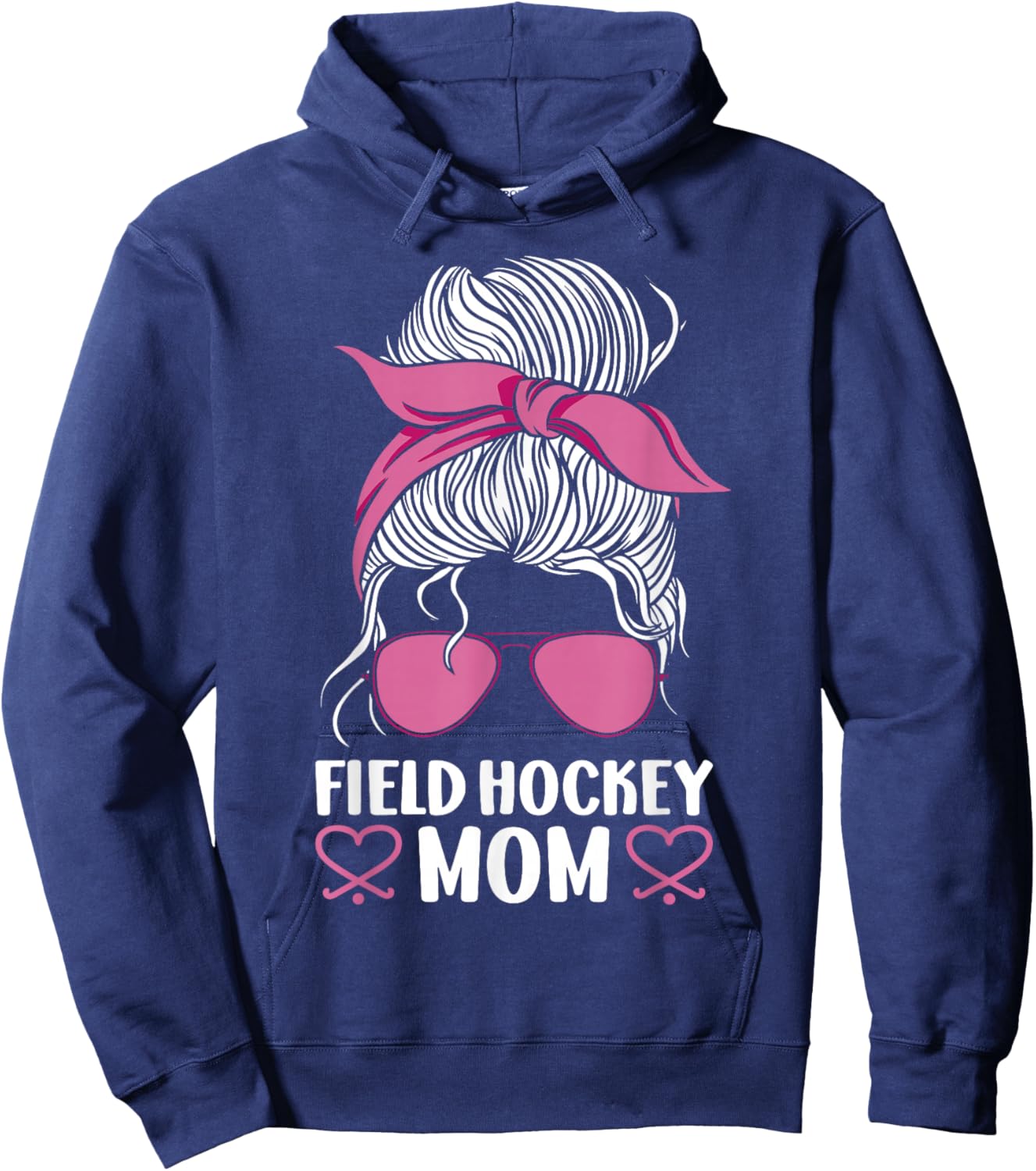Field Hockey Mom Sunglasses Field Hockey Mom Hoodie - Hoodie | Navy