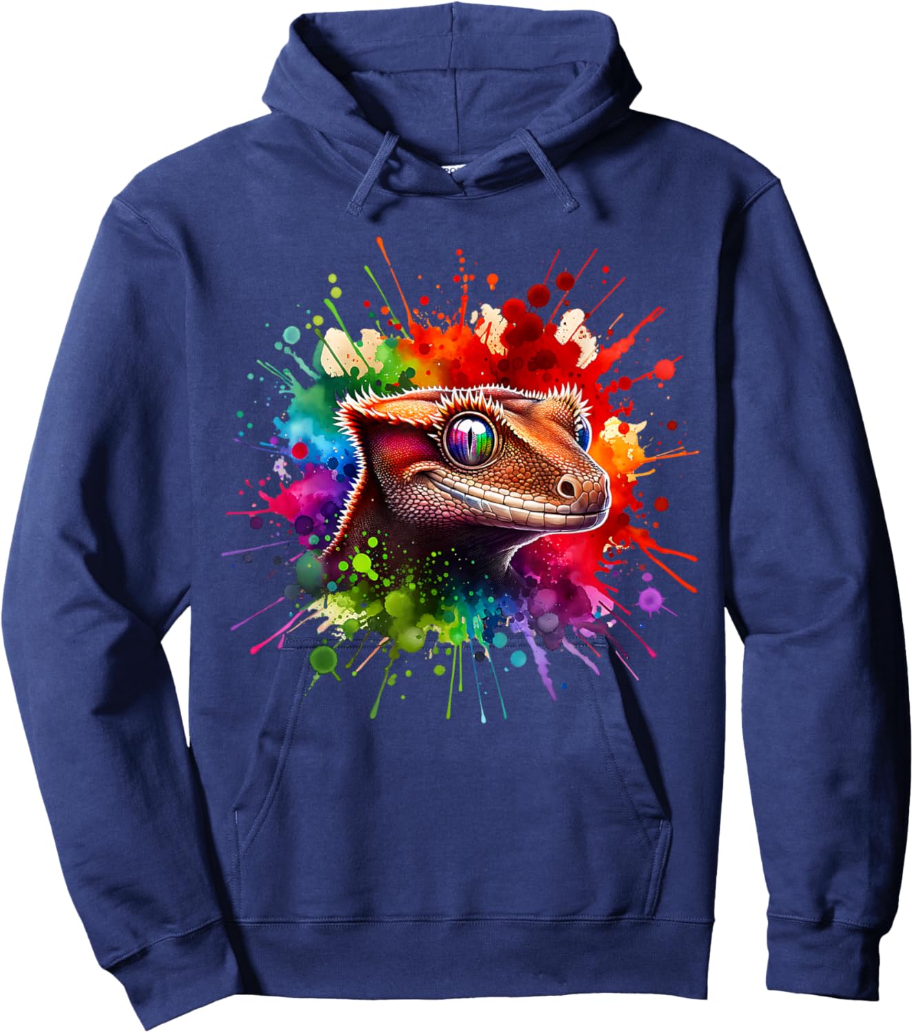 Kronengecko Gecko Echse Kronengecko Hoodie - Hoodie | Navy