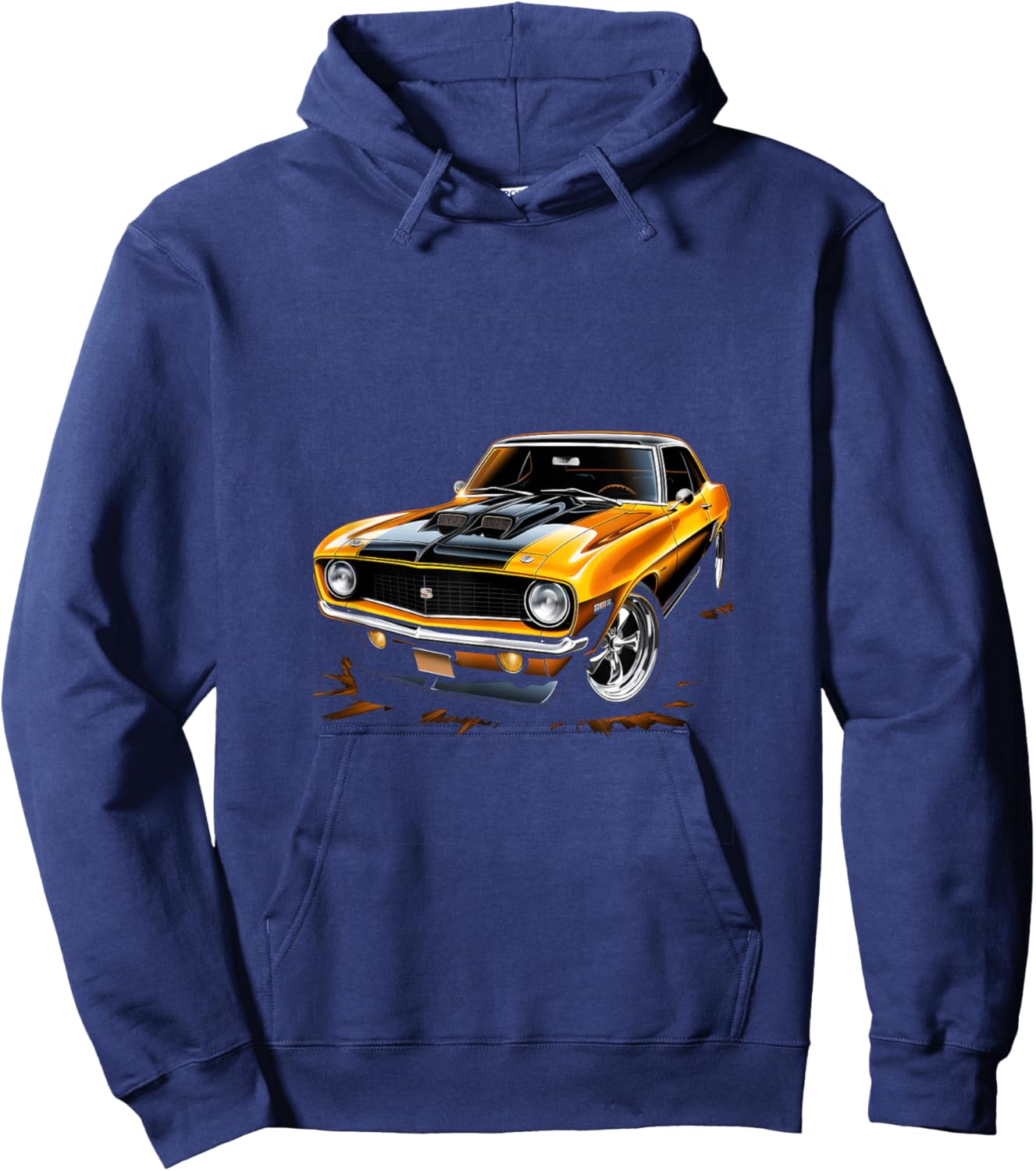 Muscle Car Classic Car Racing Hoodie - Hoodie | Navy