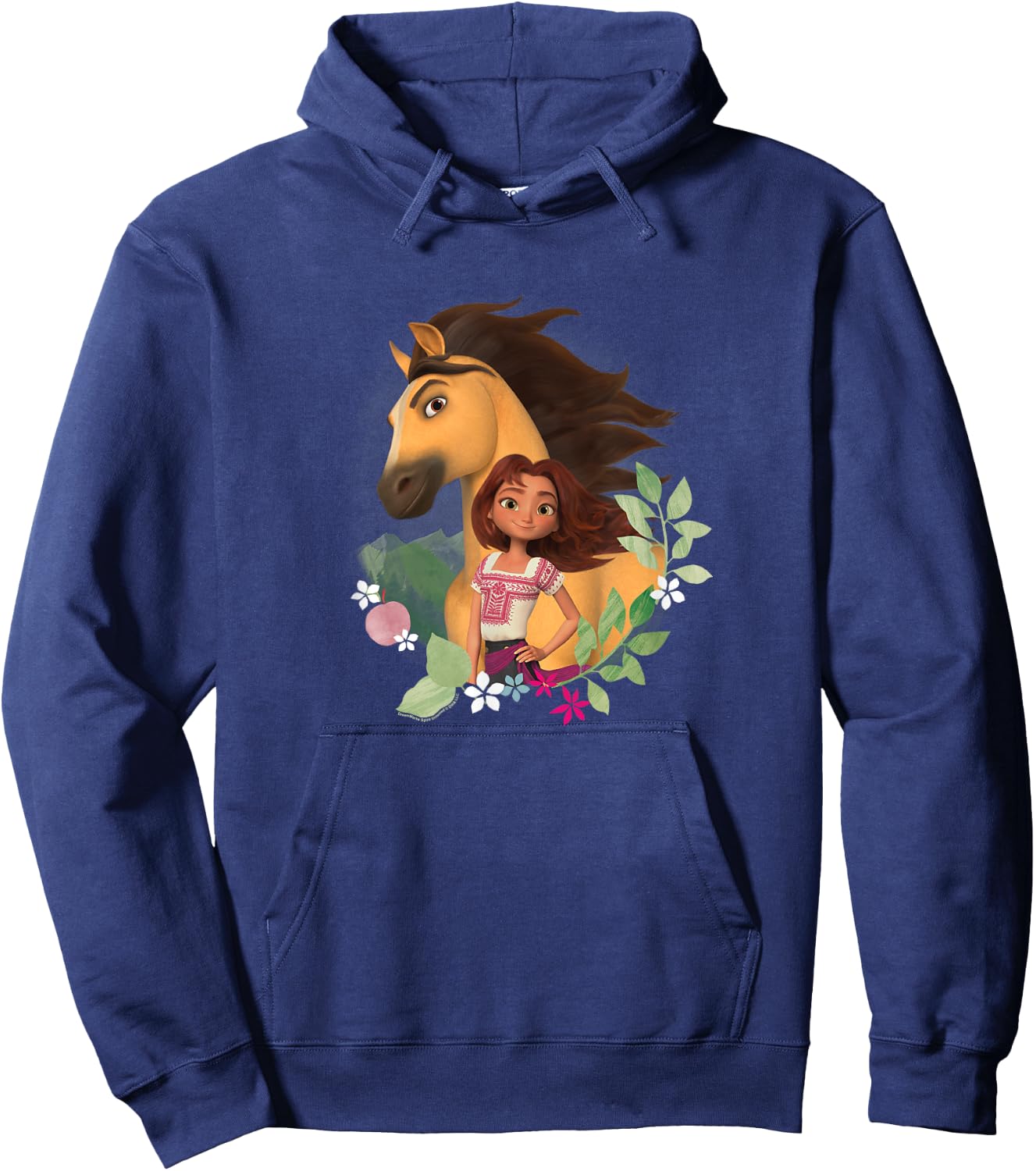 Spirit Untamed - Spirit and Lucky Foliage Hoodie - Hoodie | Navy