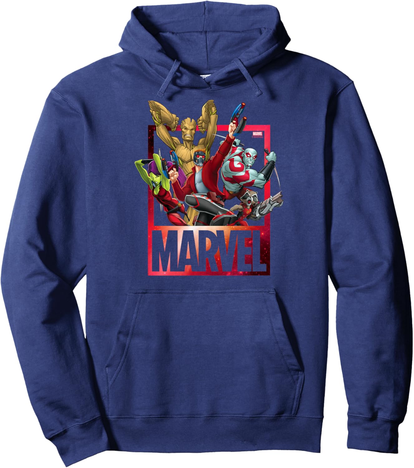 Guardians Of The Galaxy - Marvel Logo Hoodie - Hoodie | Navy