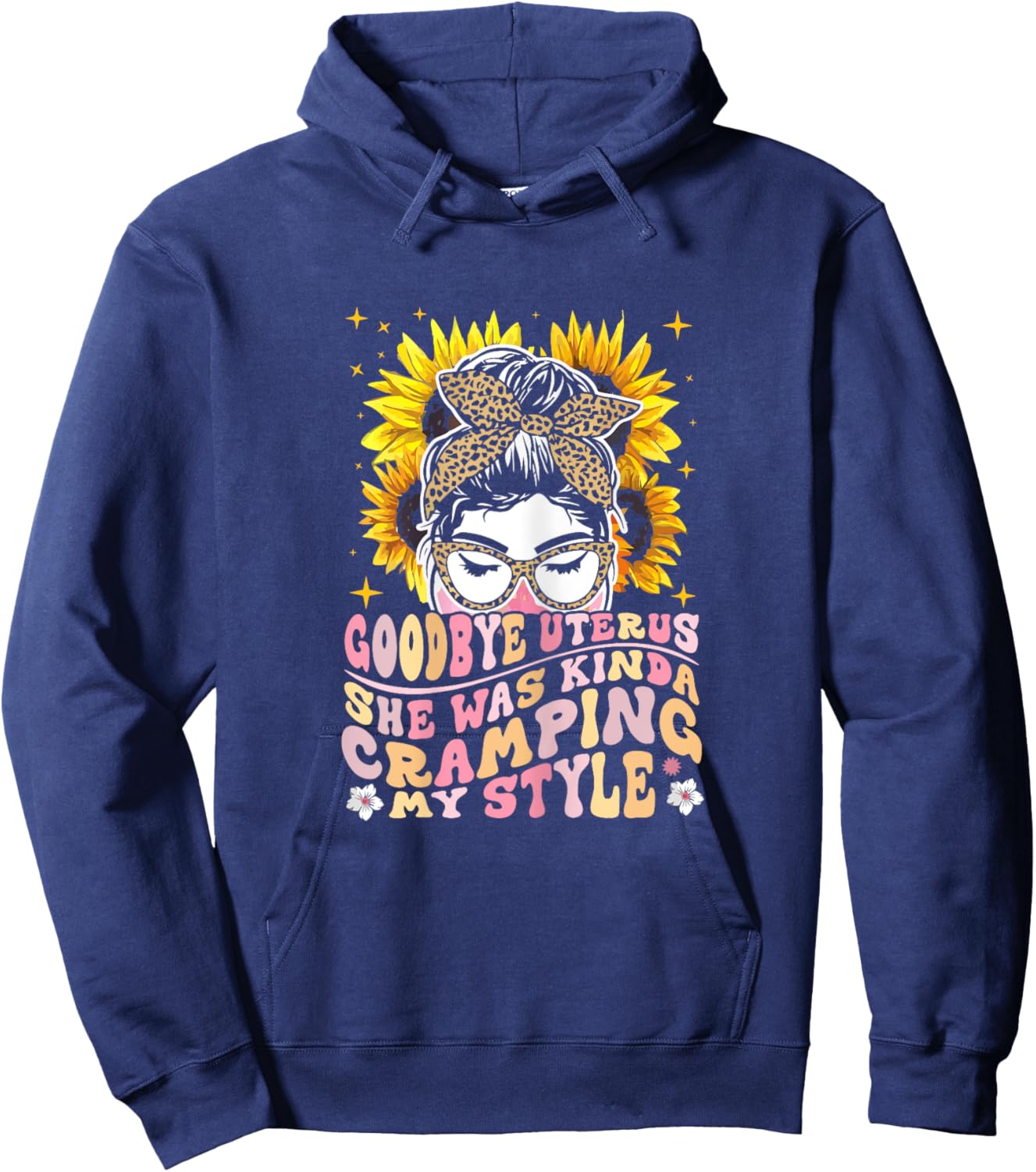 Uterus Removal Hysterectomy Recovery Surgery Hoodie - Hoodie | Navy