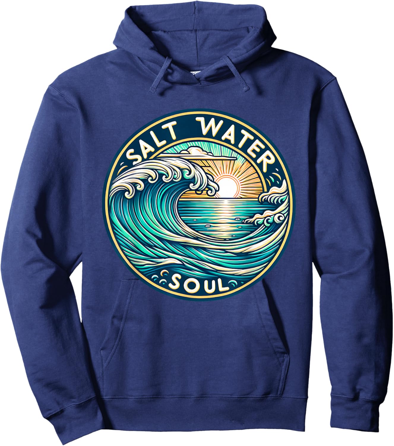 Saltwater Soul Hoodie - Hoodie | Navy
