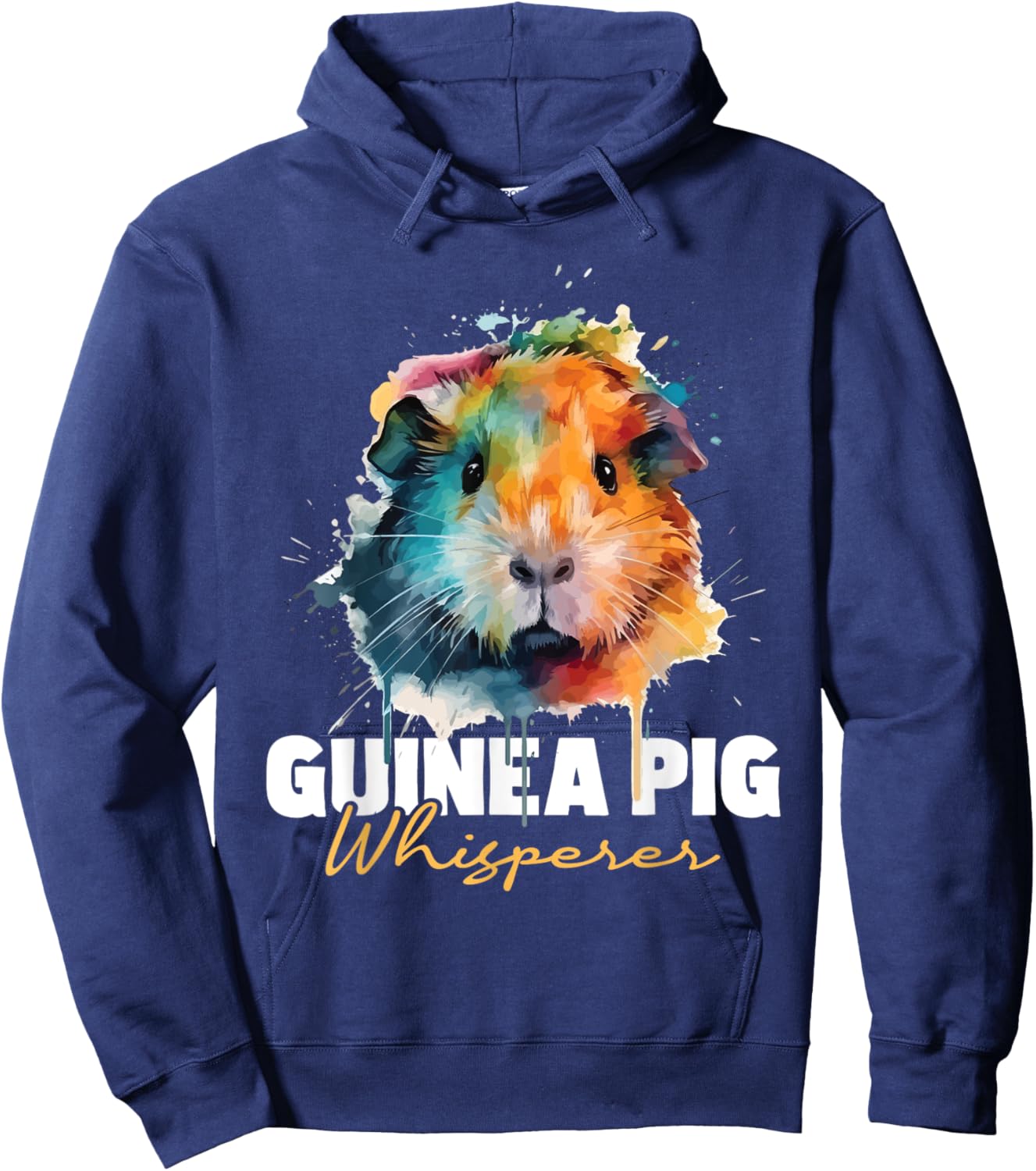 Guinea Pig Whisperer - Pet Owner Rodent Lover Hoodie - Hoodie | Navy
