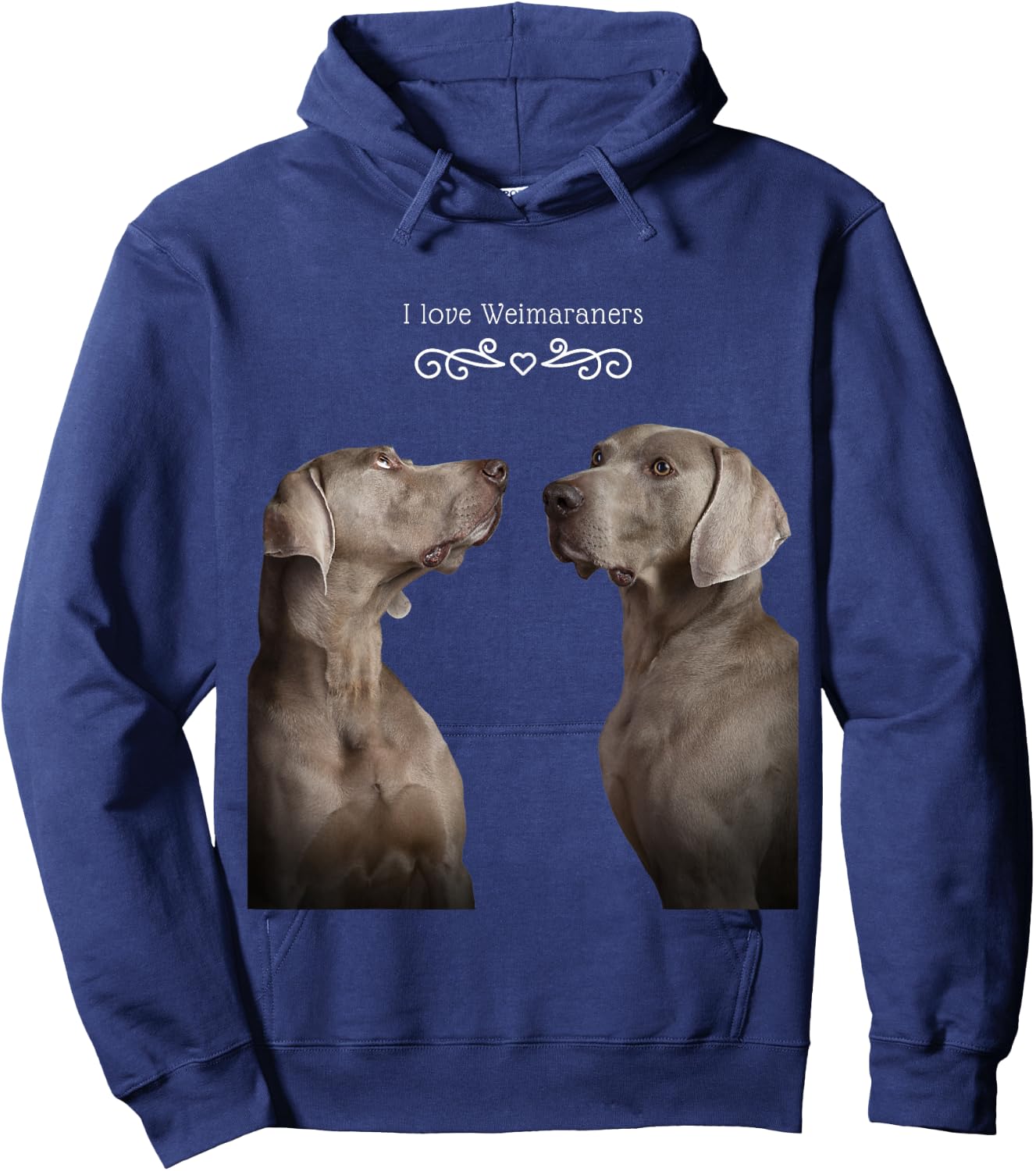 Weimaraner Dog Women Kids Hoodie - Hoodie | Navy